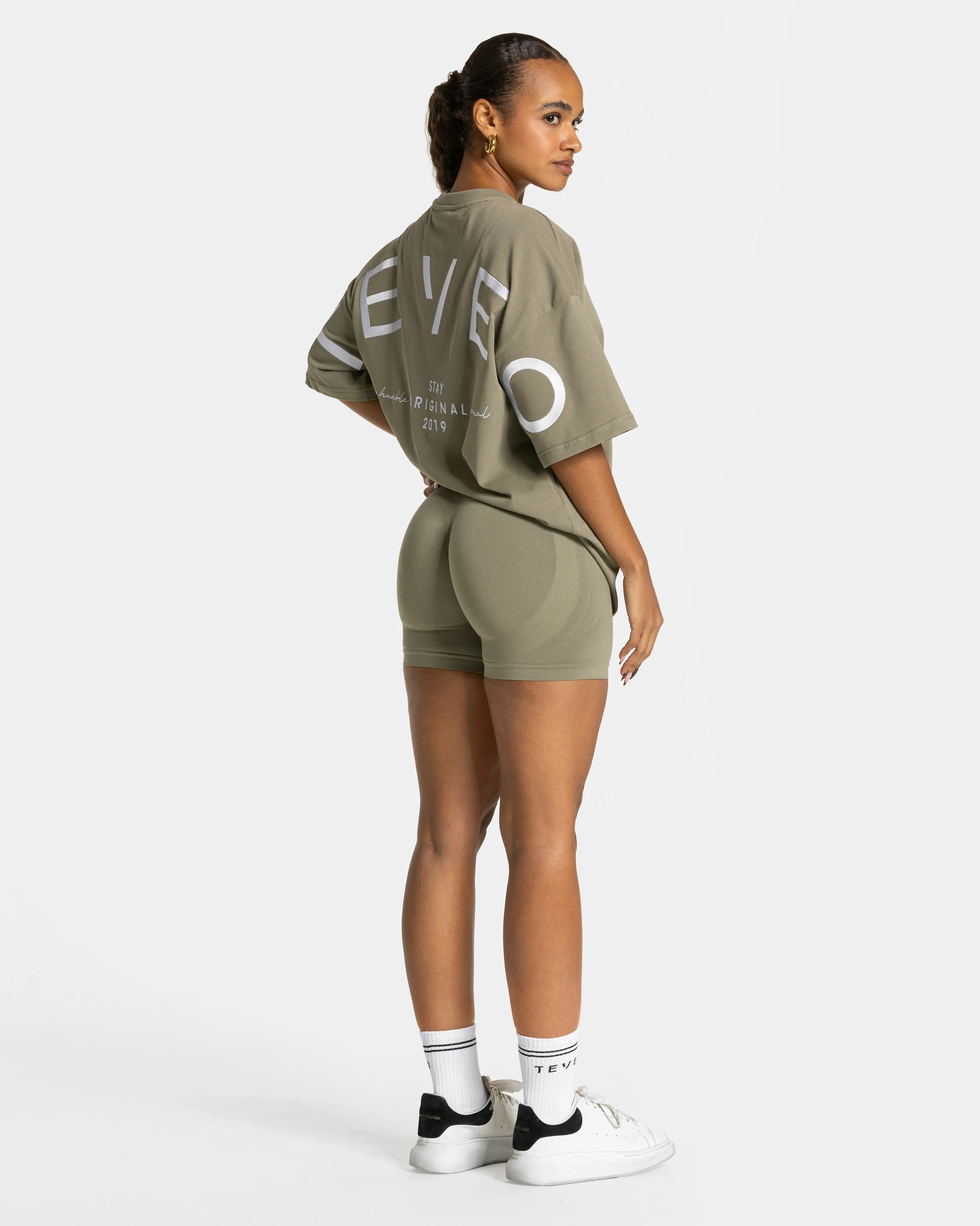 Signature Oversized T-Shirt "Khaki" - Image 5