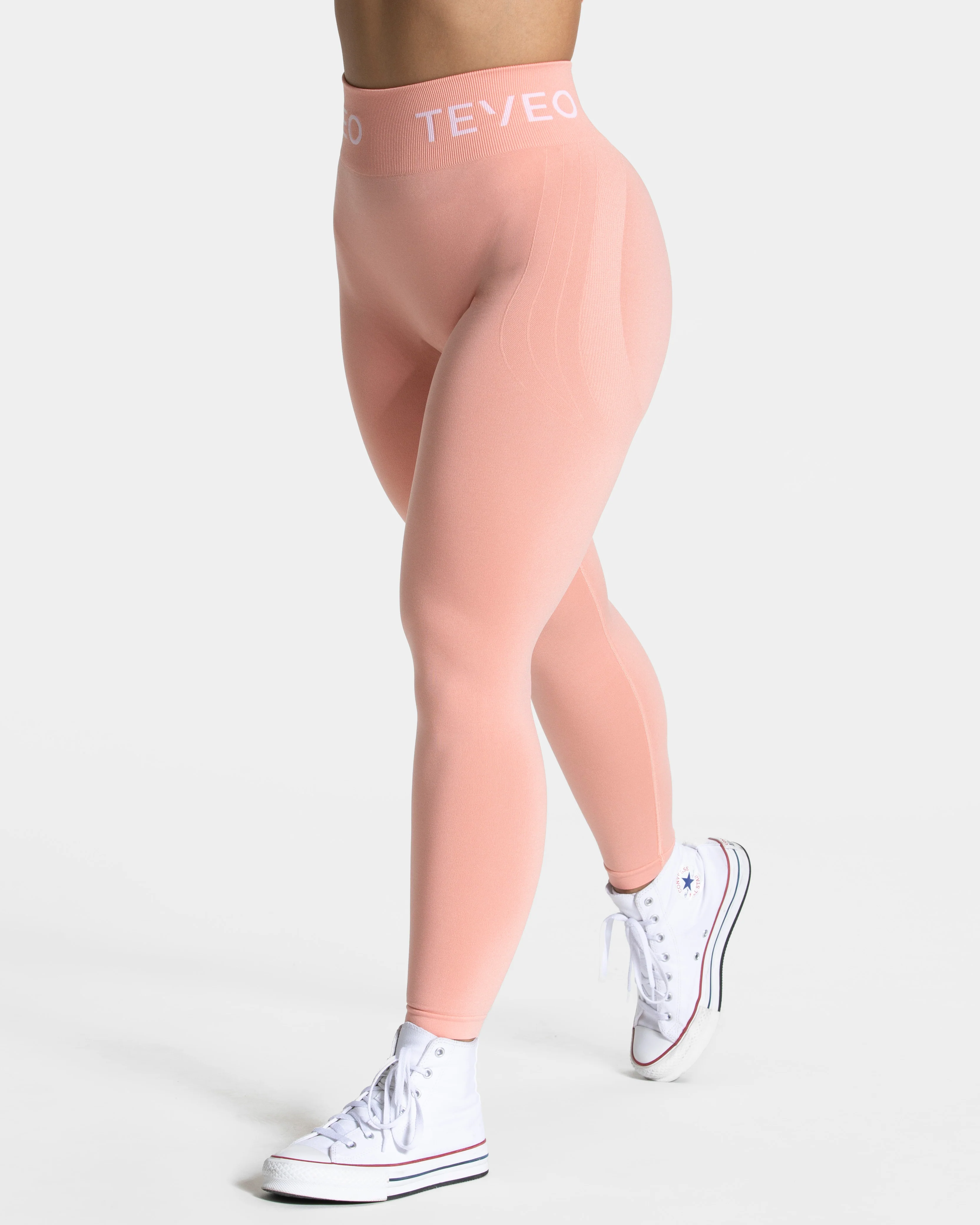 Signature Scrunch Leggings "Peach" - Image 2