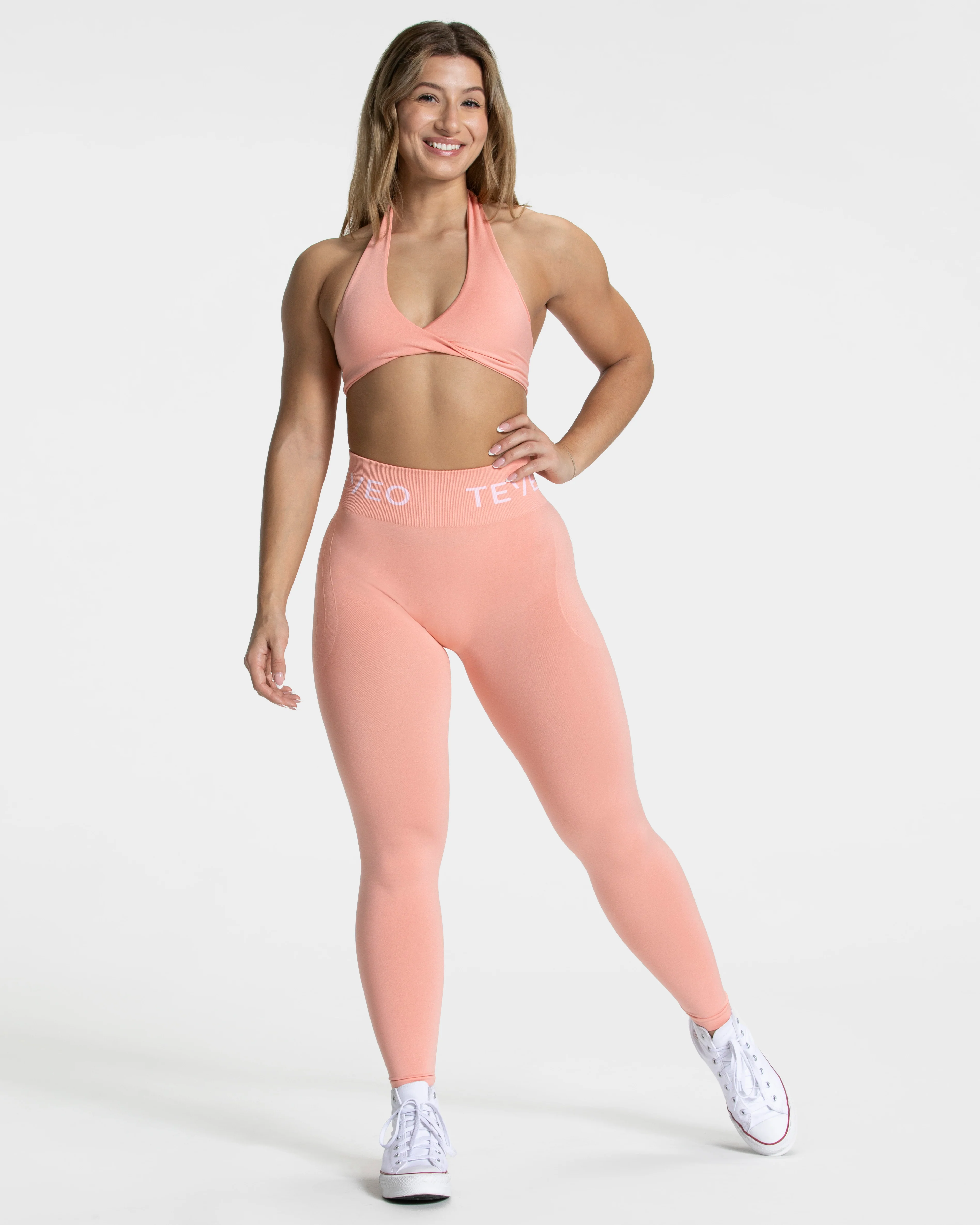Signature Scrunch Leggings "Peach" - Image 3