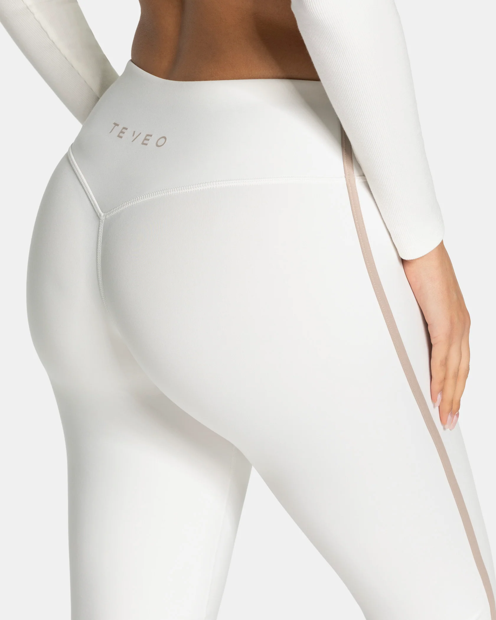Soft Flared Leggings Regular "Off White" - Image 4
