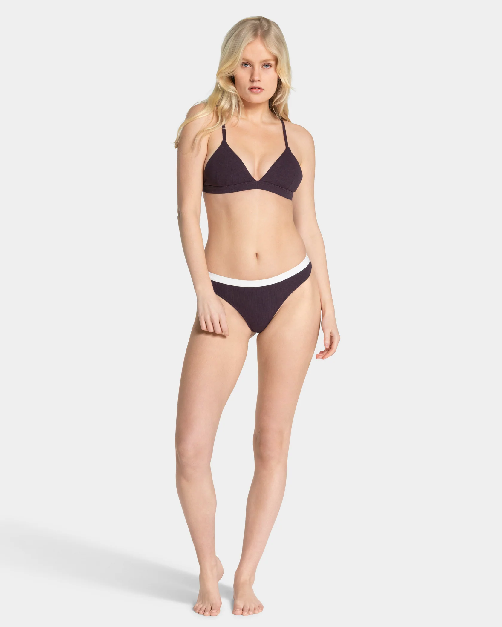 Soft Ribbed Bh "Blackberry" - Image 3