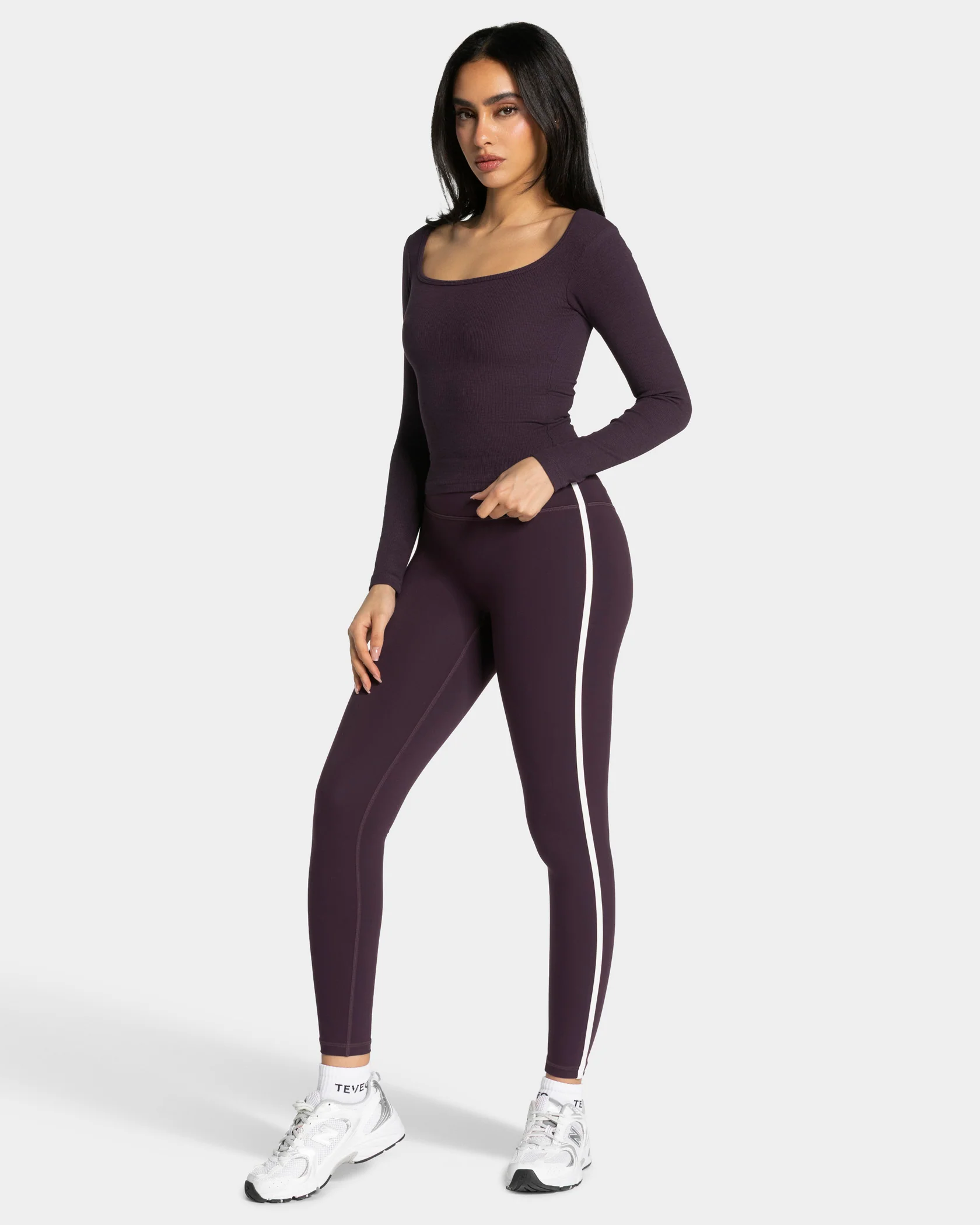 Soft Ribbed Longsleeve "Blackberry" - Image 5