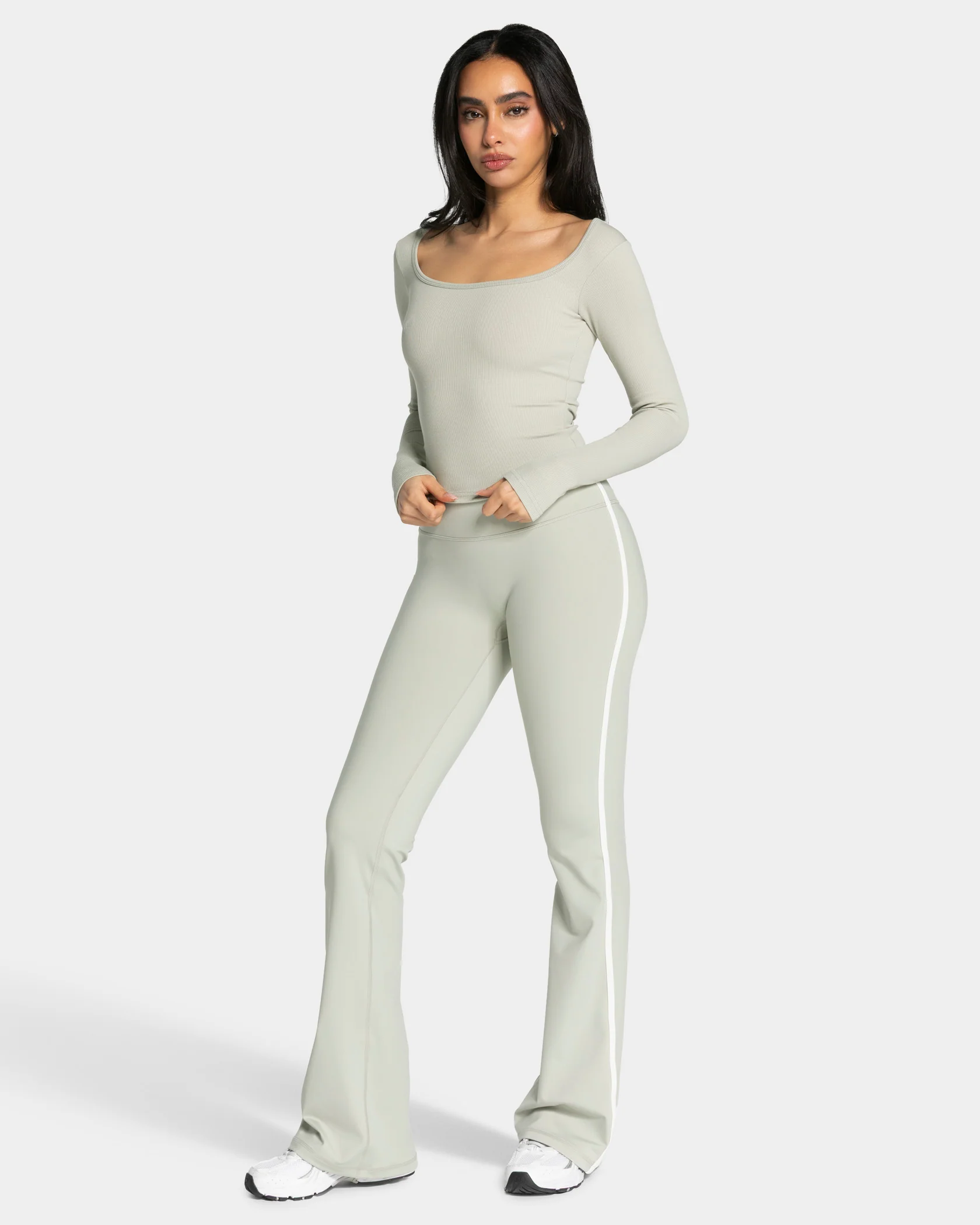 Soft Ribbed Longsleeve "Pistachio" - Image 3