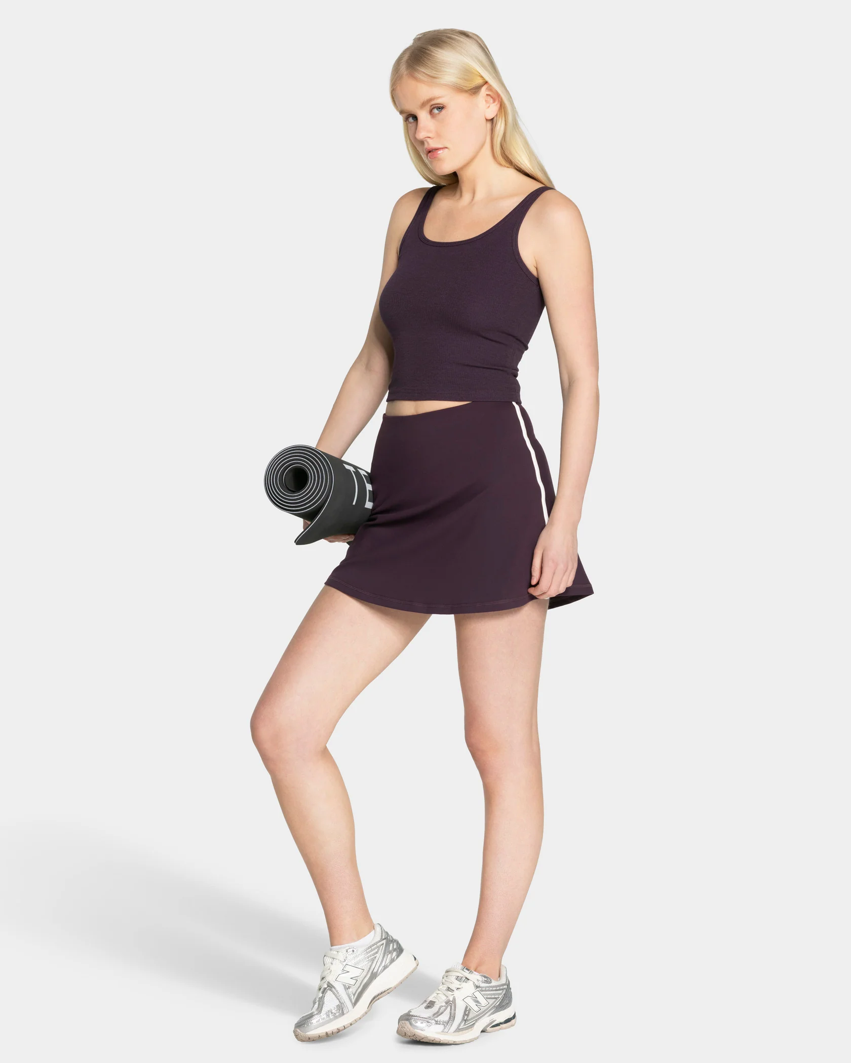 Soft Ribbed Top "Blackberry" - Image 3