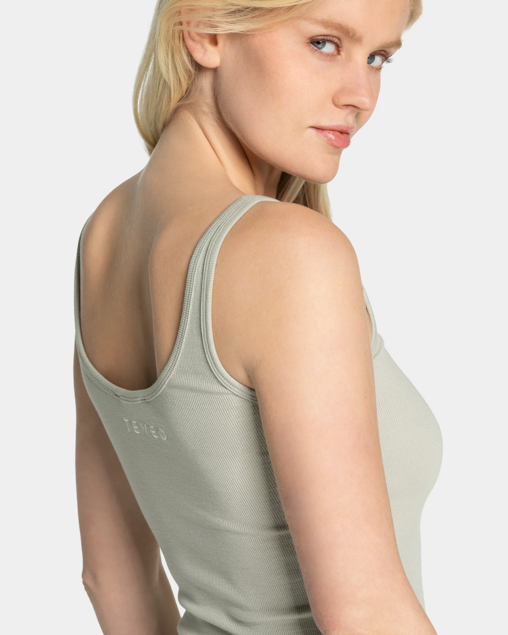 Soft Ribbed Top "Pistachio" - Image 4