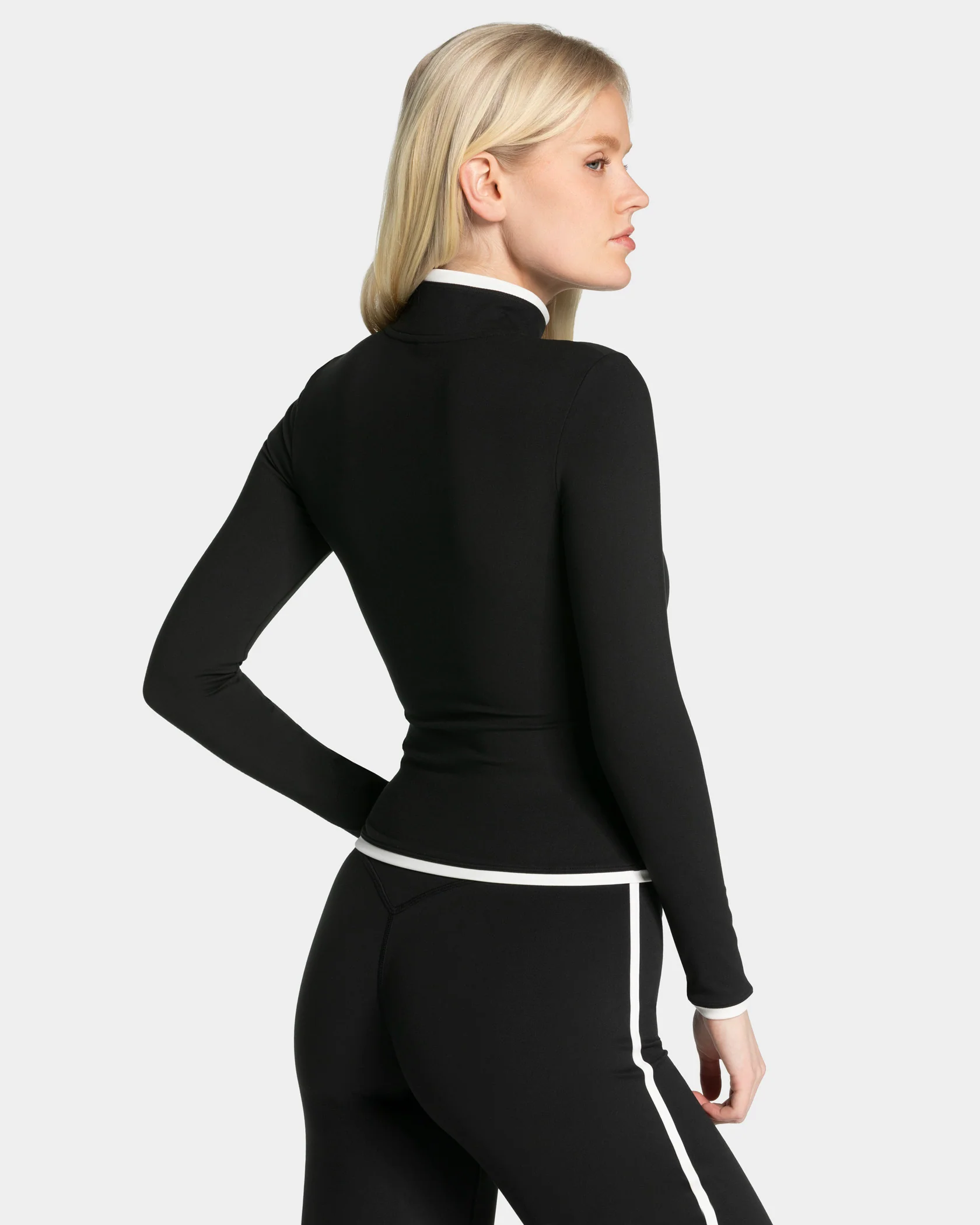 Soft Shaping Zip Jacke "Schwarz" - Image 2