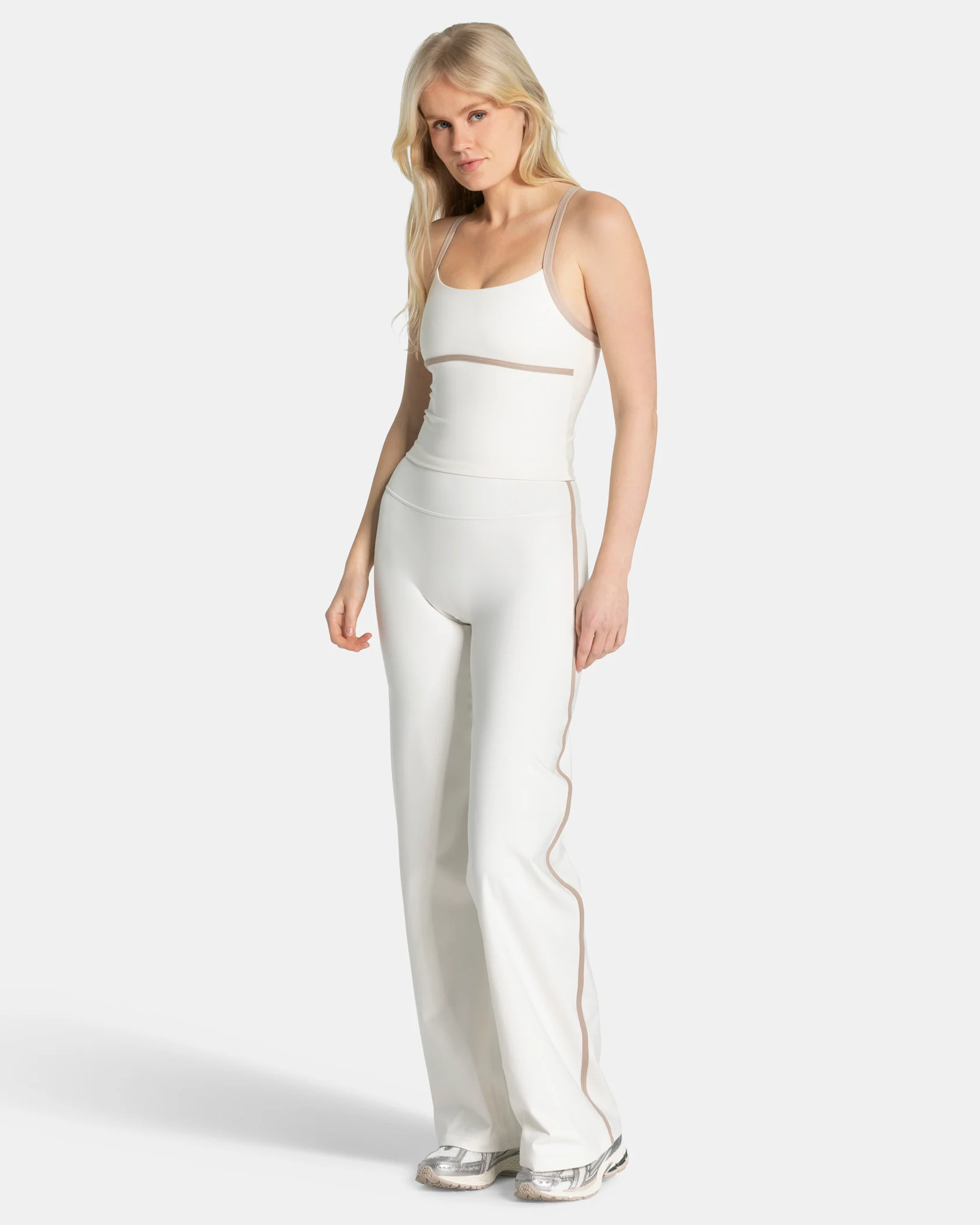 Soft Straight Leg Pants Regular "Off White" - Image 5