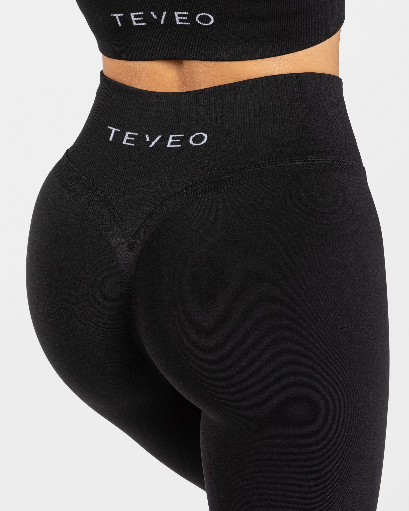 Statement Scrunch Leggings "Schwarz" - Image 4