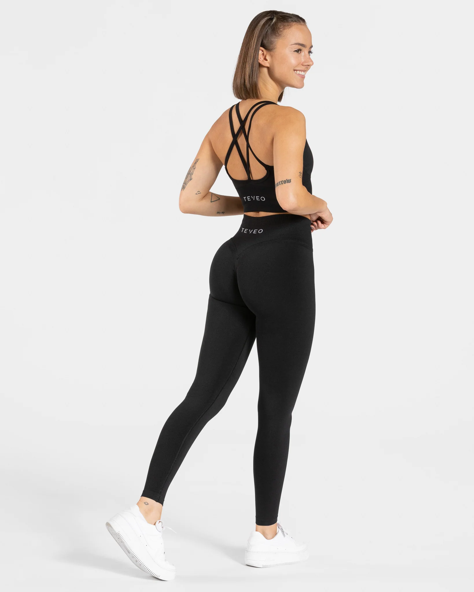 Statement Scrunch Leggings "Schwarz" - Image 5