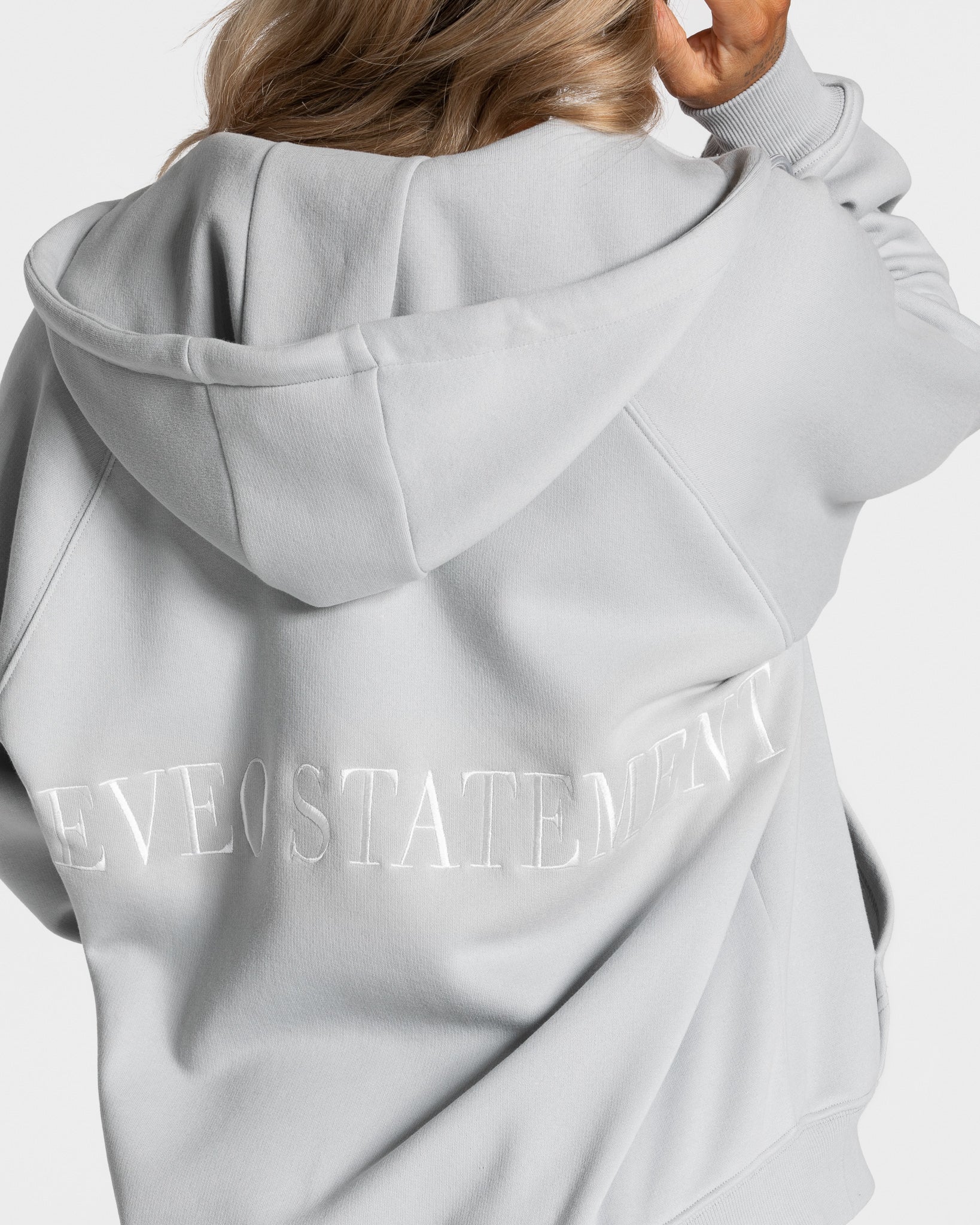 Statement Oversized Jacke "Hellgrau" - Image 4