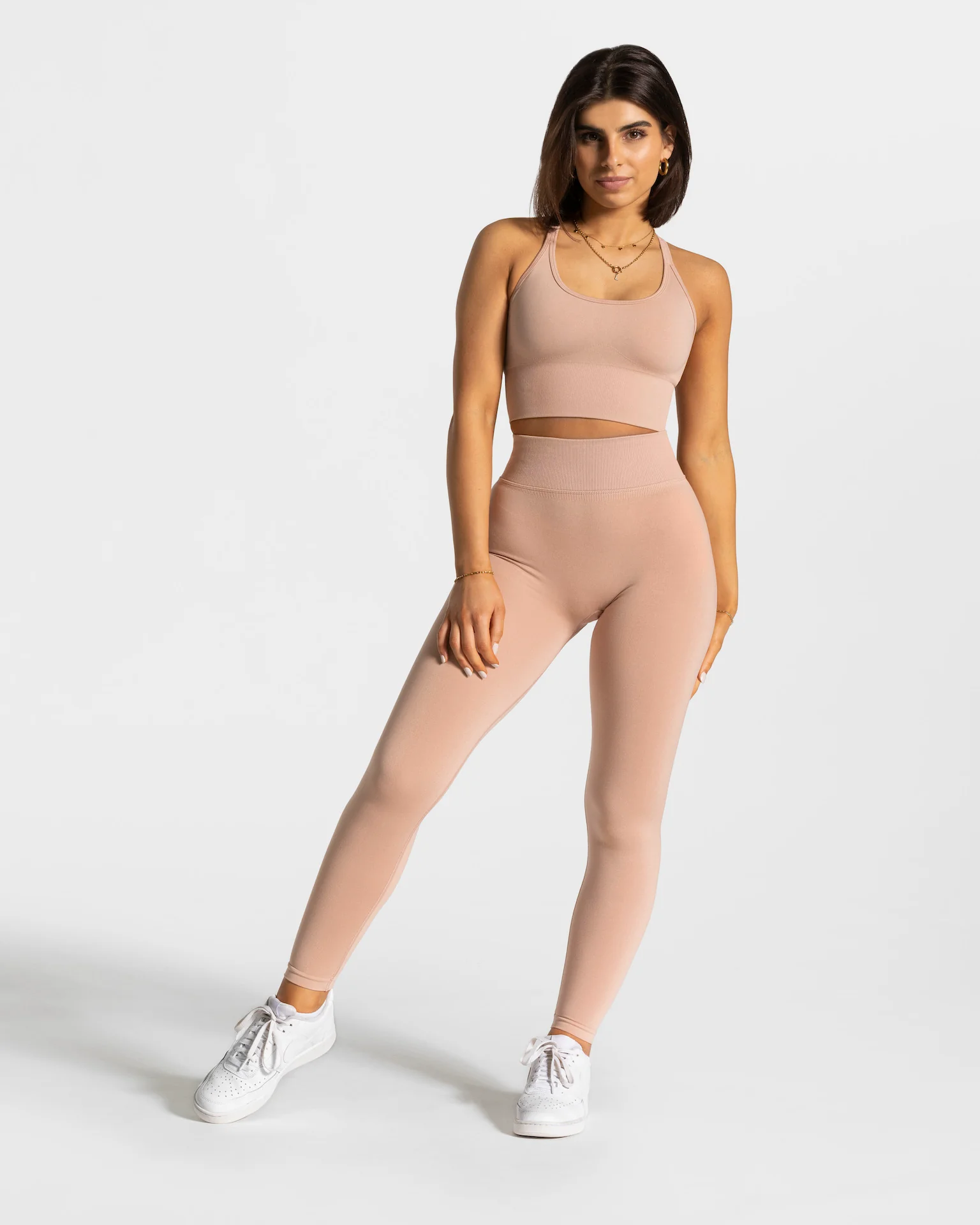 Statement Scrunch Leggings "Altrosa" - Image 3