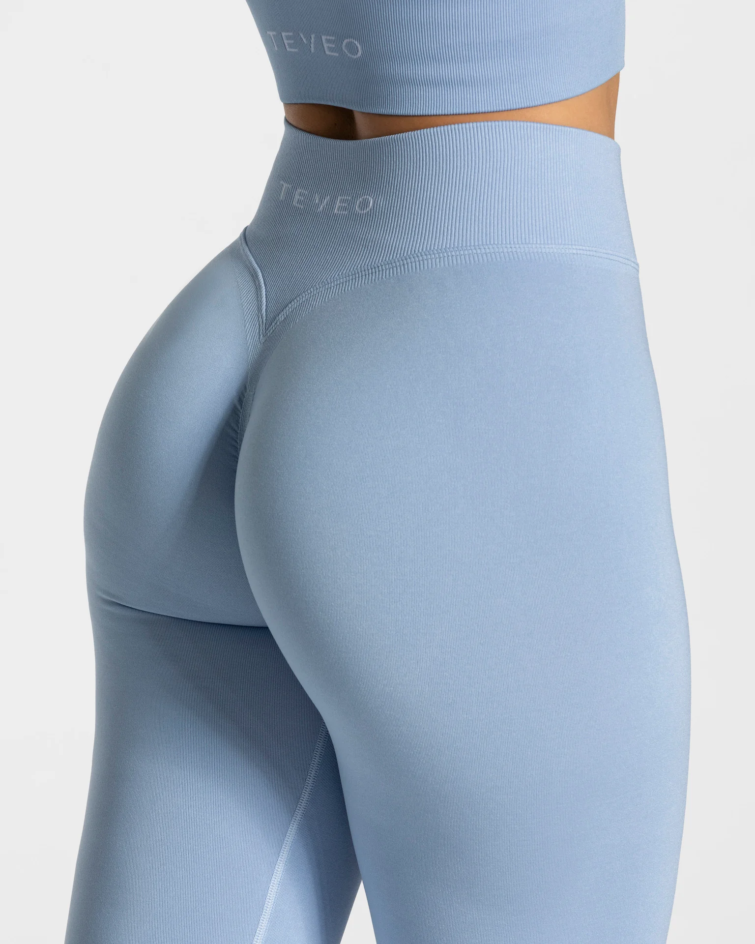 Statement Scrunch Leggings "Blau" - Image 4