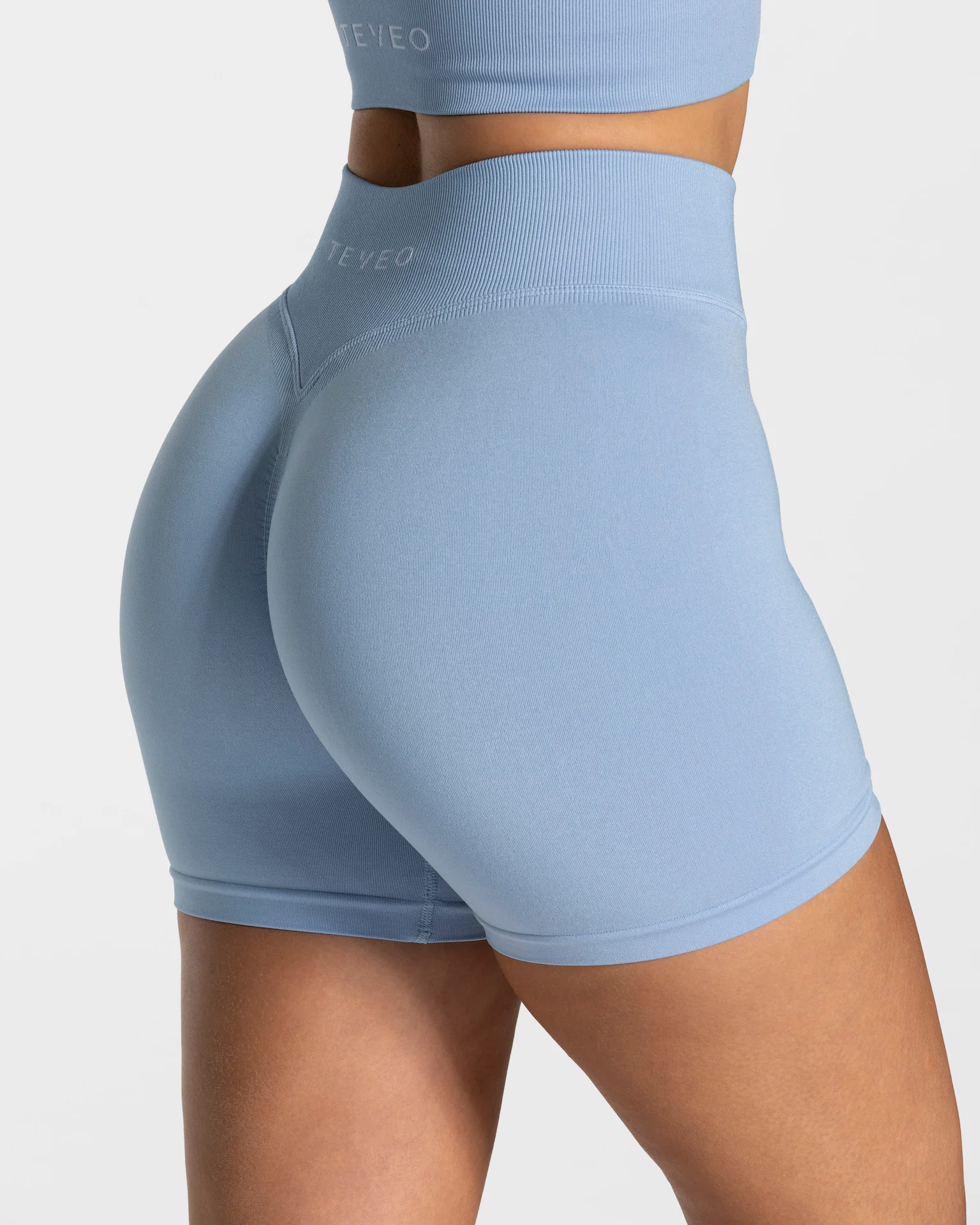 Statement Scrunch Shorts "Blau" - Image 4