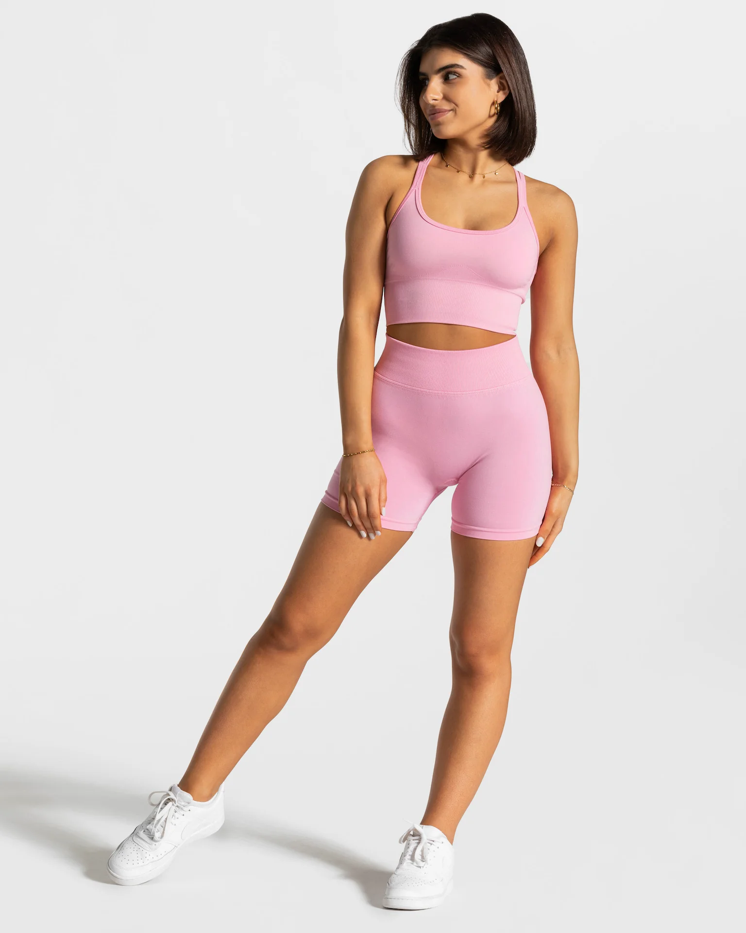 Statement Scrunch Shorts "Pink" - Image 3