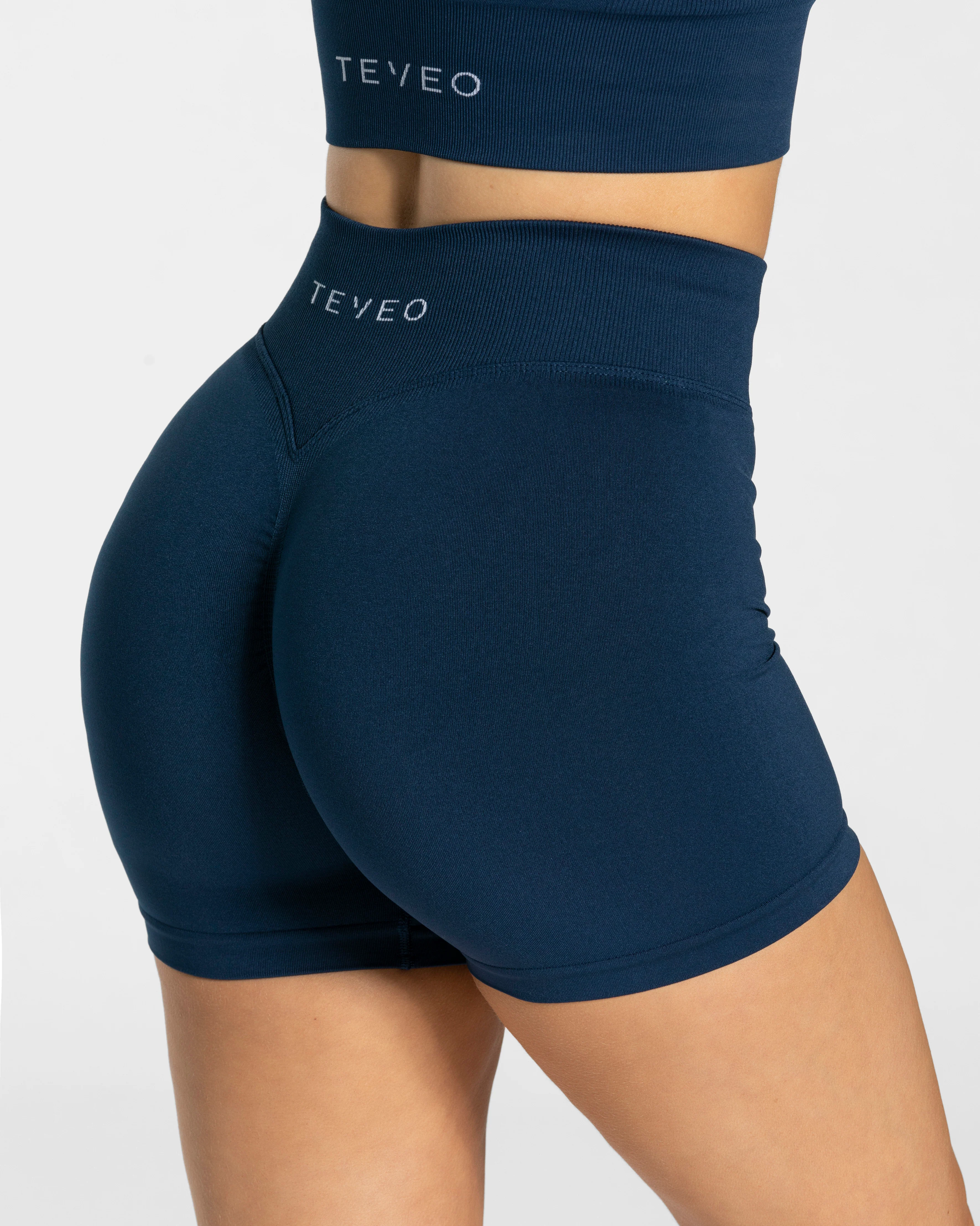 Statement Scrunch Shorts "Dunkelblau" - Image 4