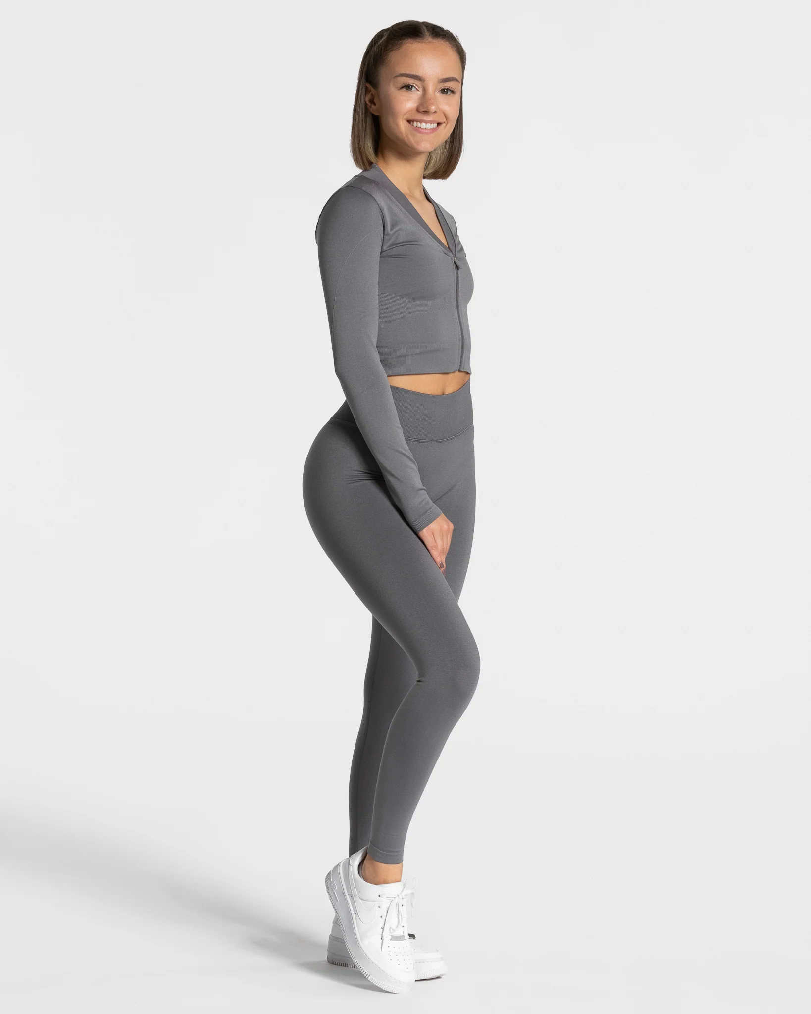 Statement Zip Jacke "Graphit" - Image 3