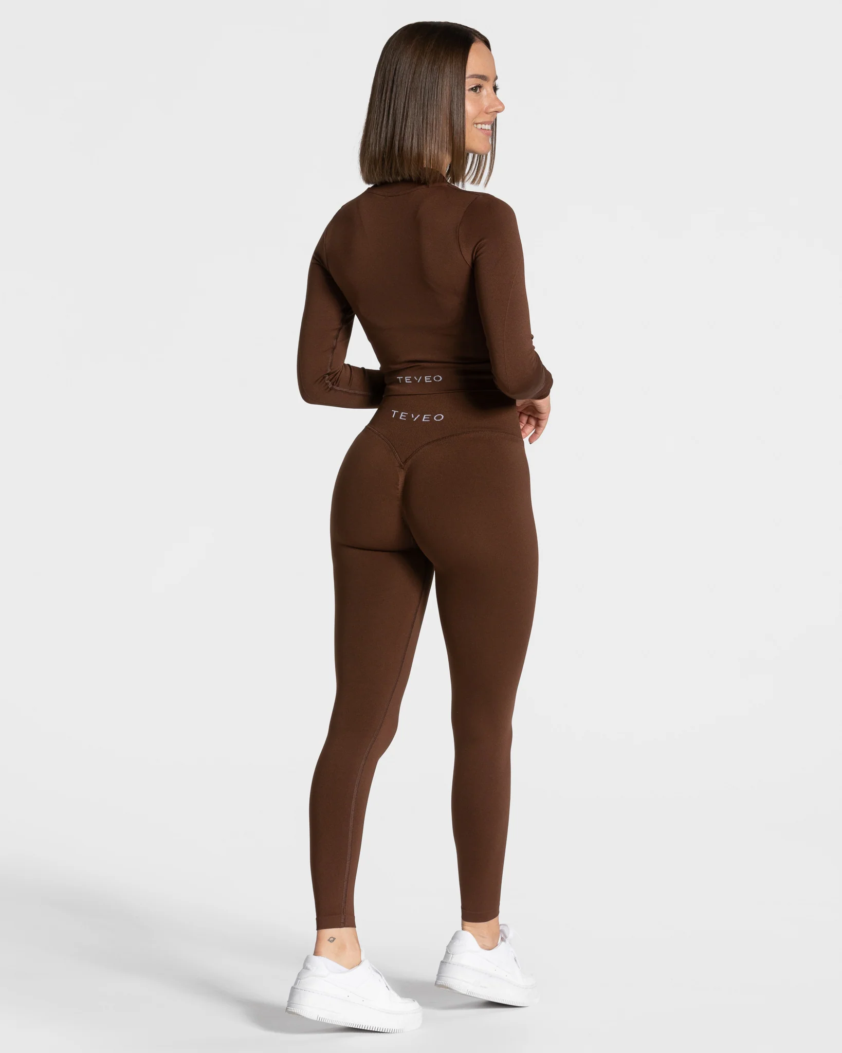 Statement Zip Jacke "Kaffee" - Image 5