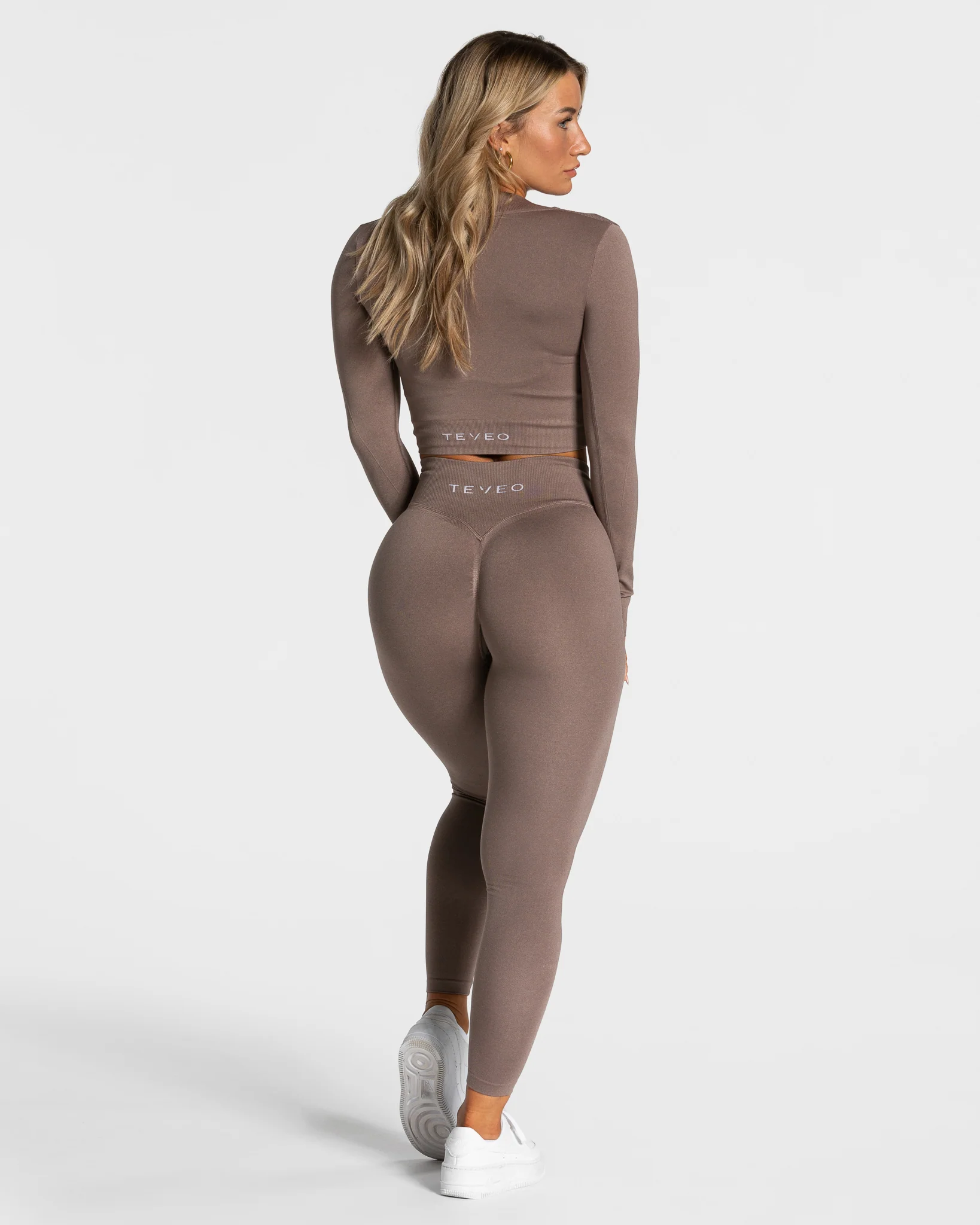 Statement Zip Jacke "Mokka" - Image 5