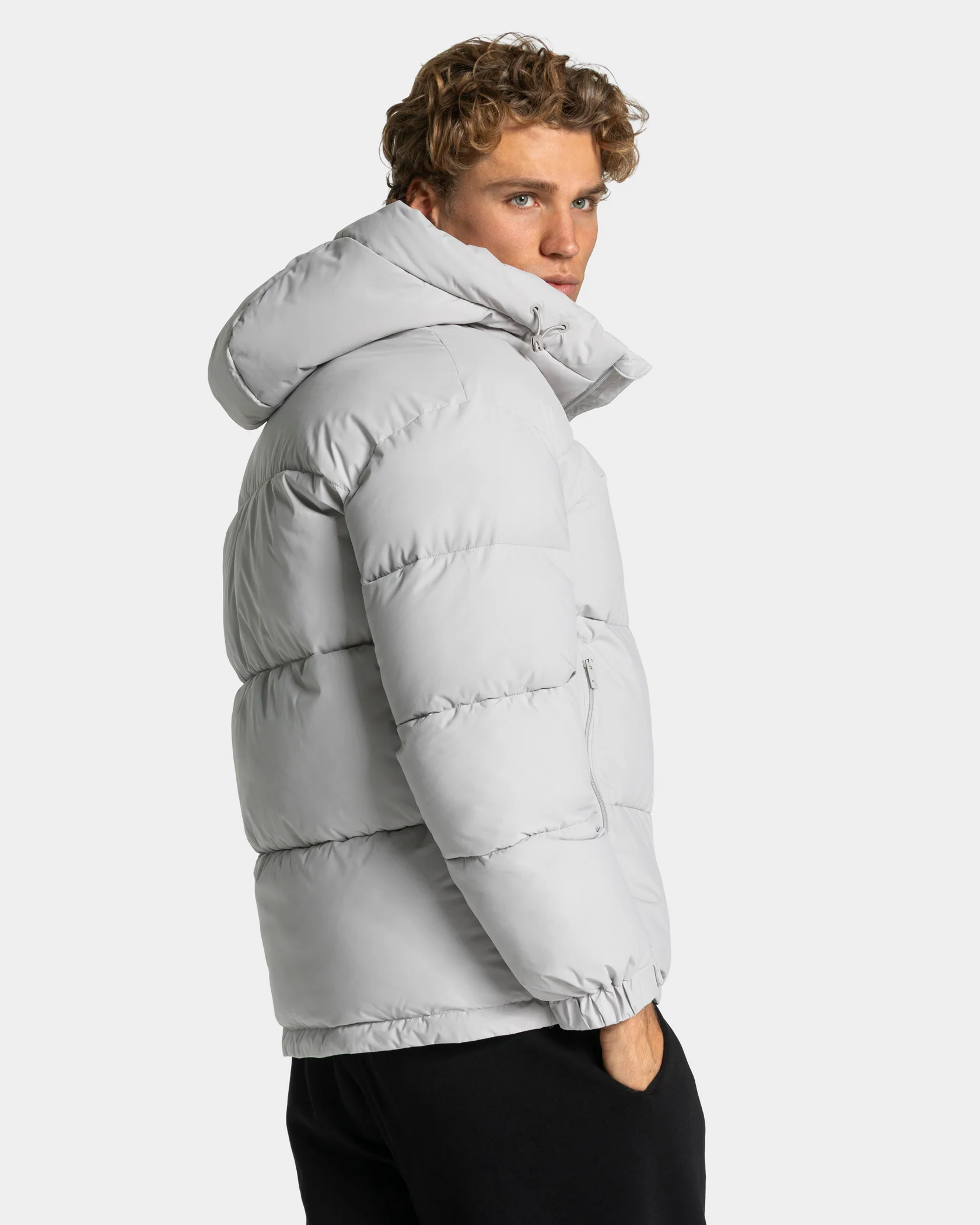 Studio Oversized Jacke "Hellgrau" - Image 2