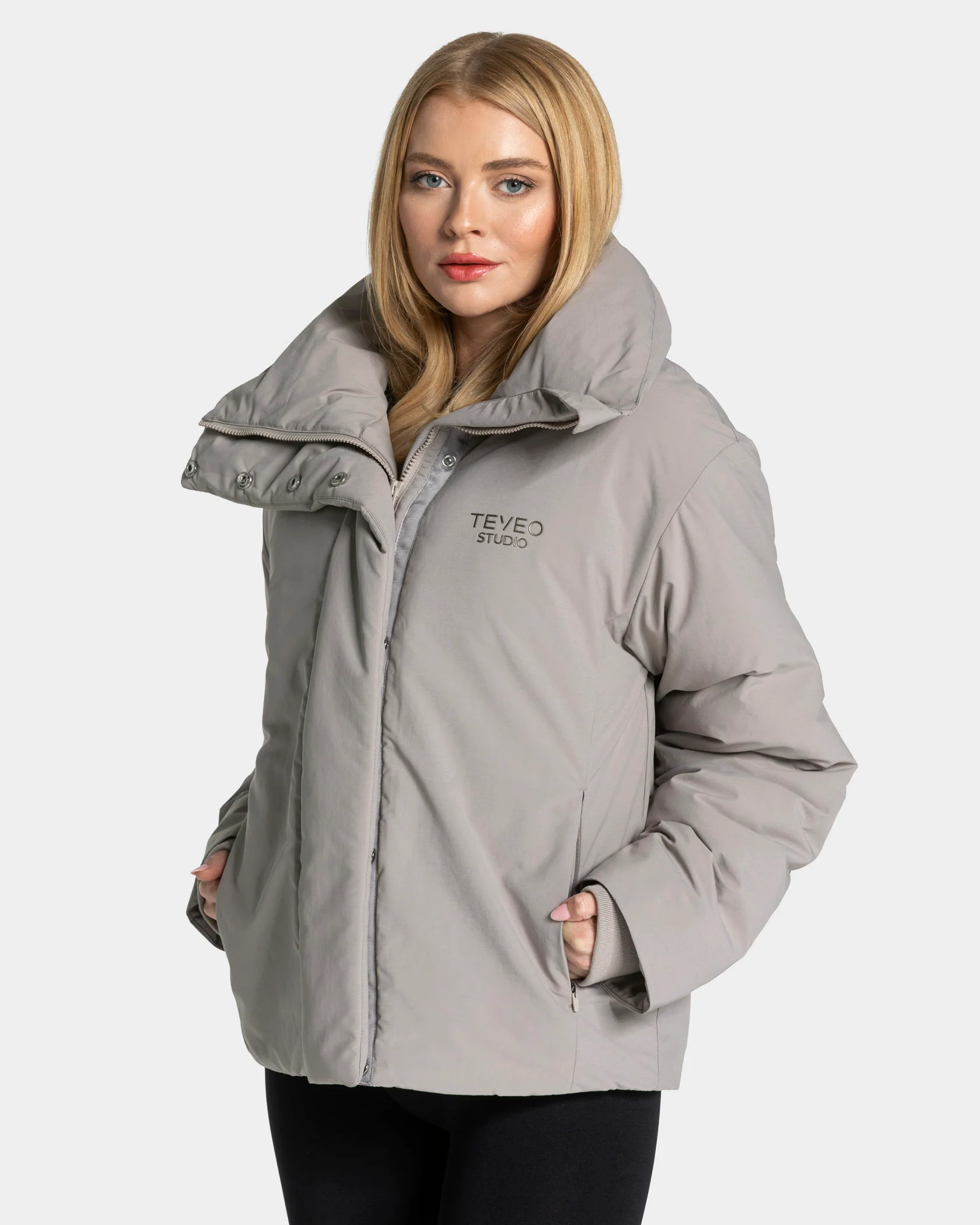 Studio Puffer Jacke "Smoke"