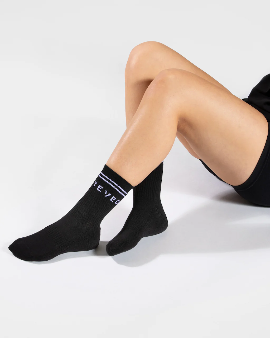 Crew Socken (2er-Pack) "Schwarz" - Image 4