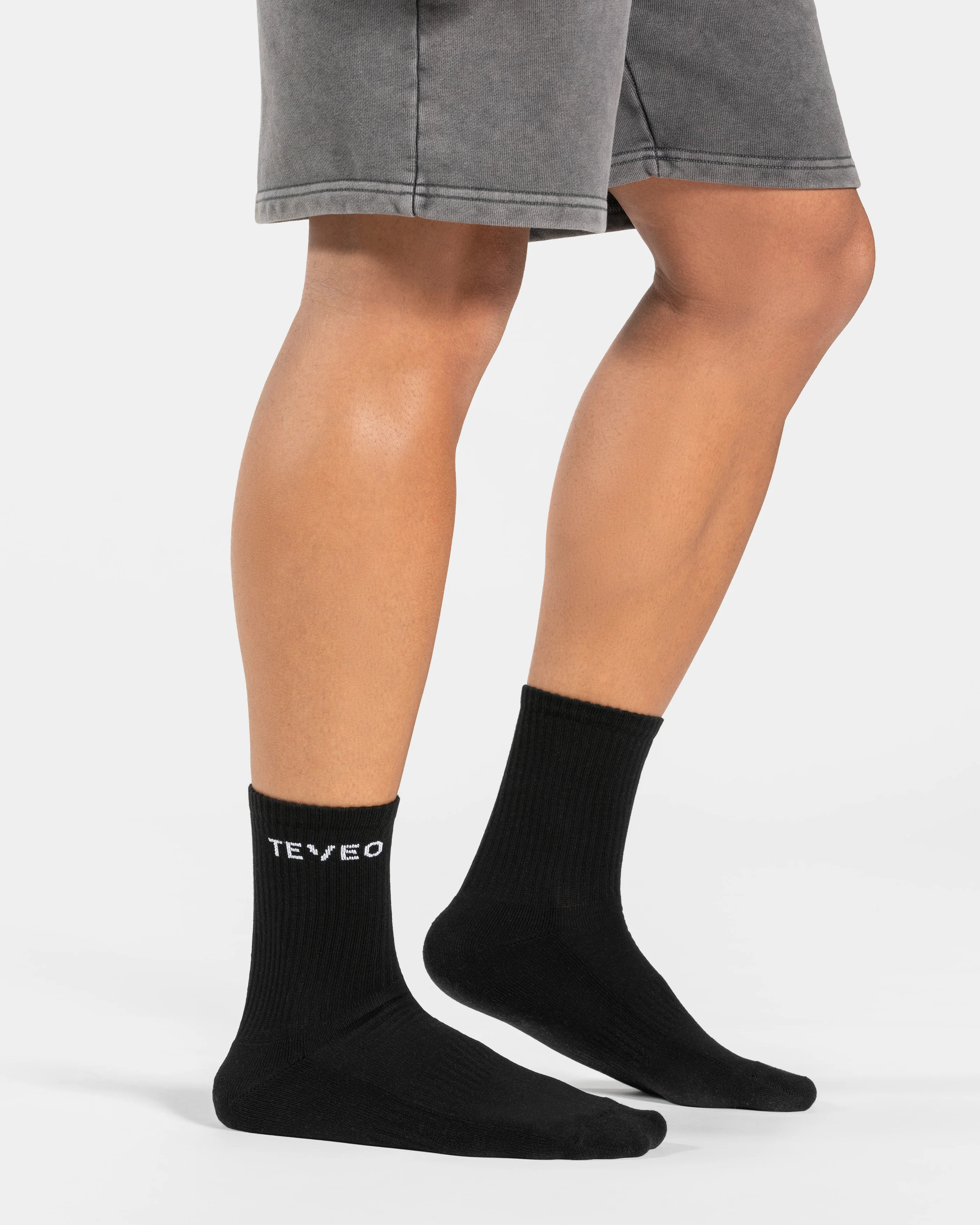 Tennis Socken (2er-Pack) "Schwarz" - Image 4