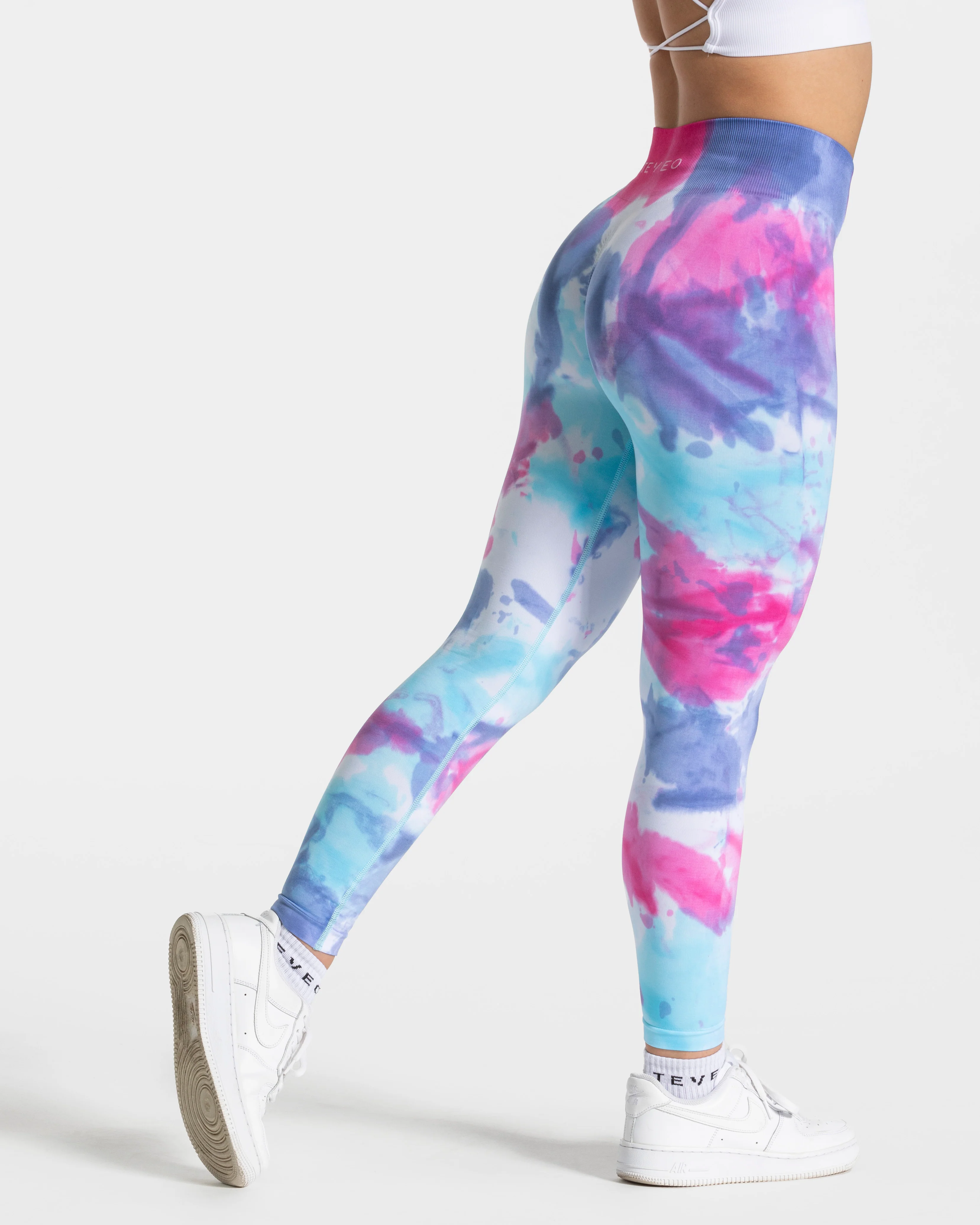 Tie Dye Scrunch Leggings "Cold" - Image 2