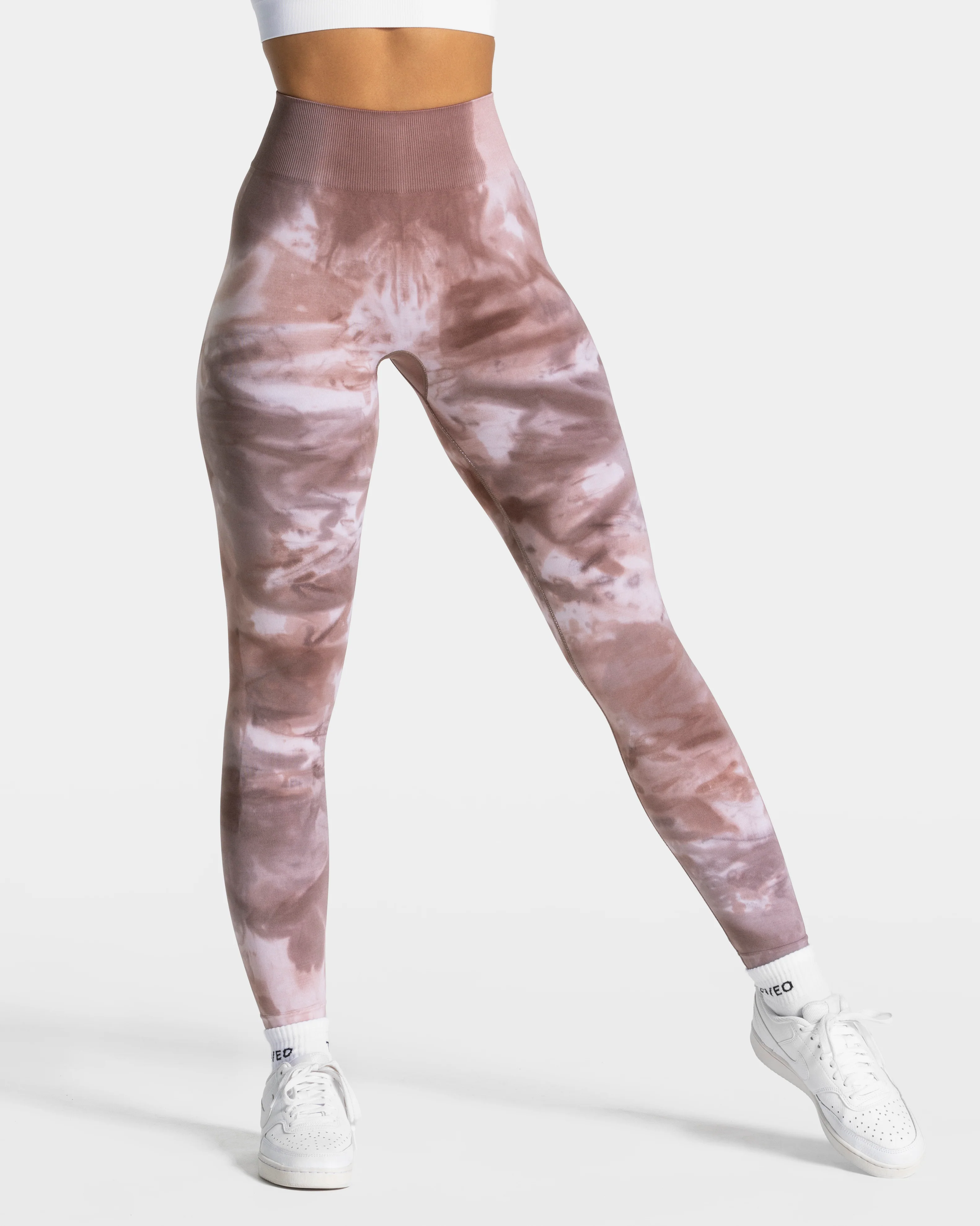 Tie Dye Scrunch Leggings "Earth" - Image 2
