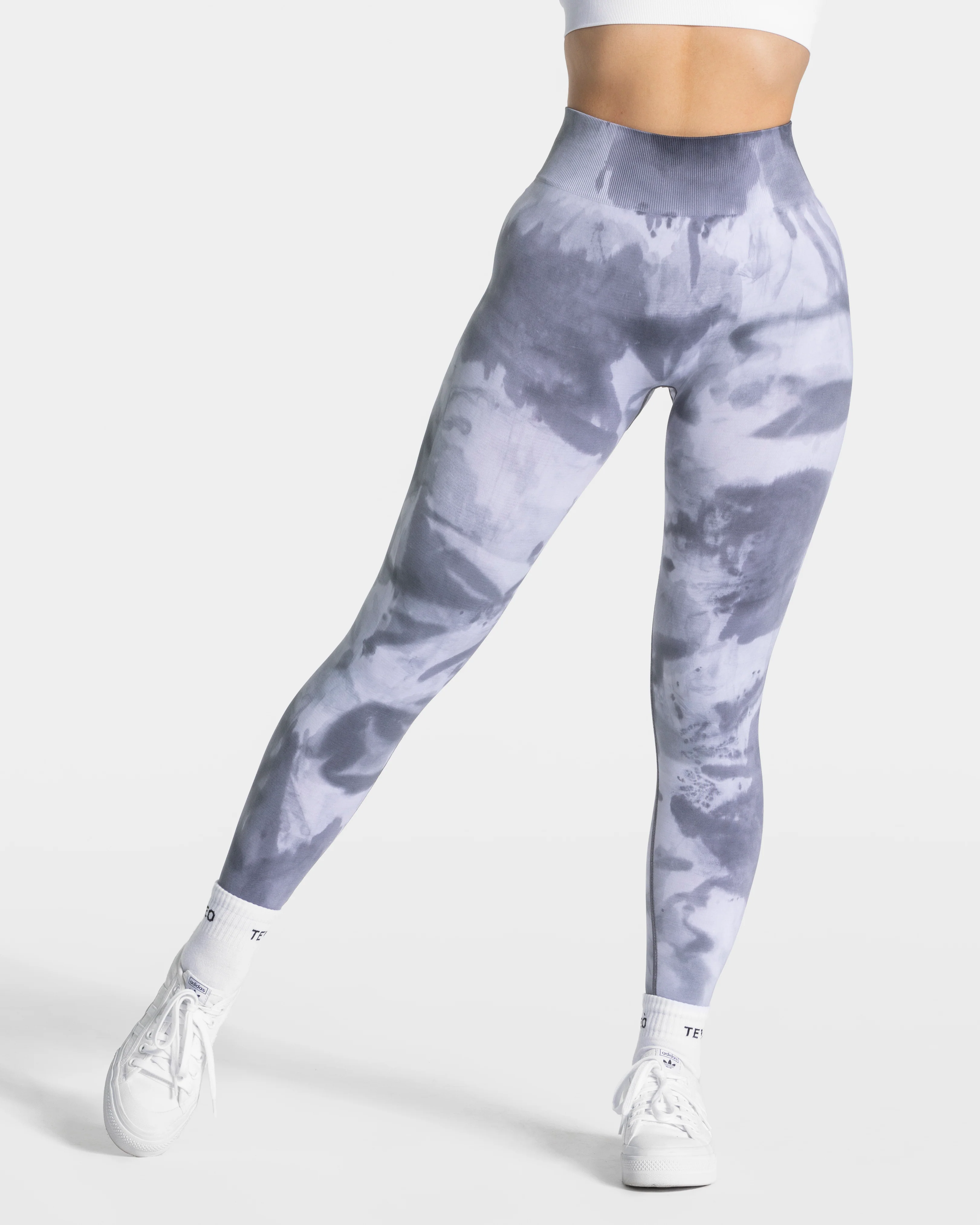 Tie Dye Scrunch Leggings "Stormy" - Image 2