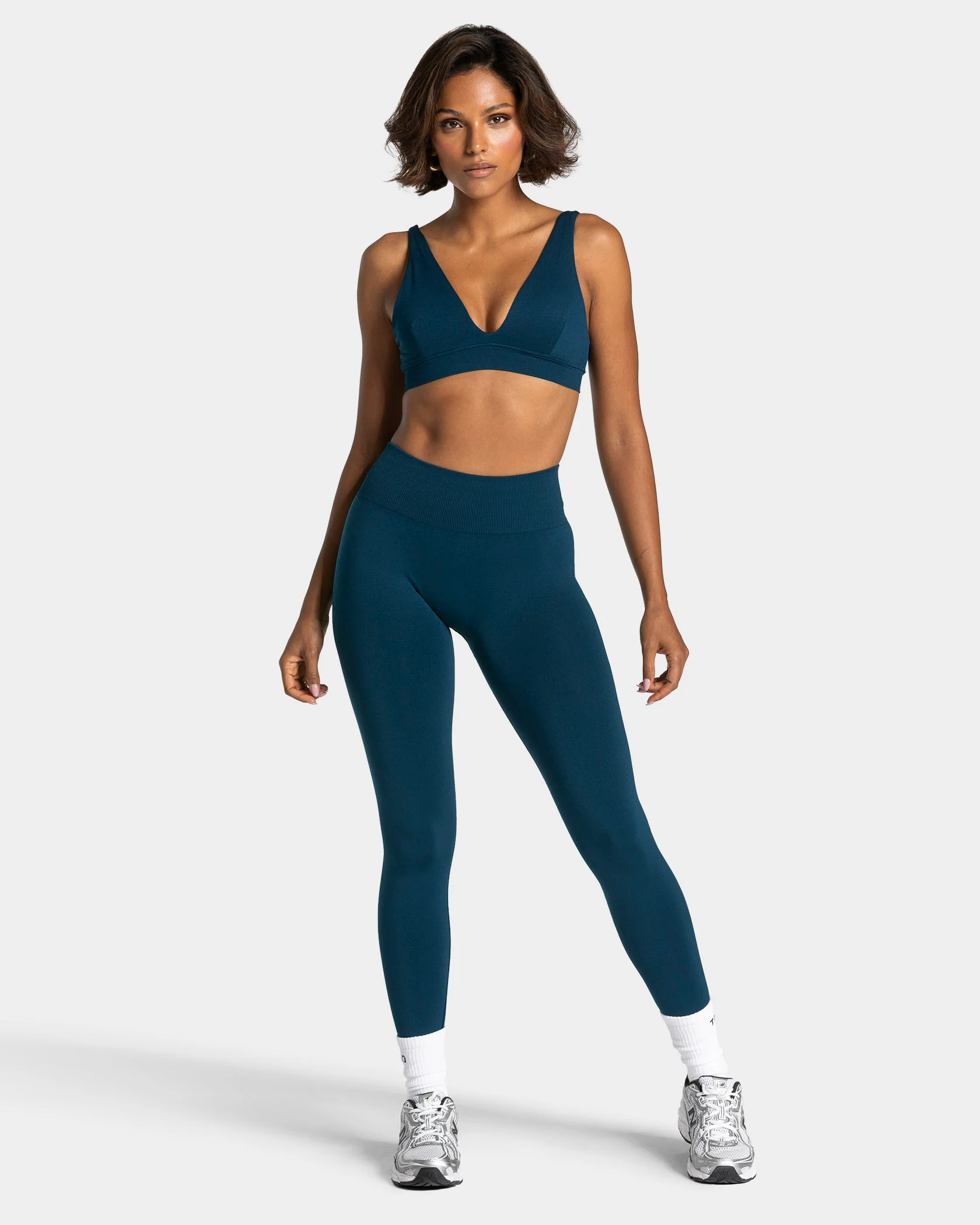 Timeless Pro Covert Scrunch Leggings "Dark Teal" - Image 3