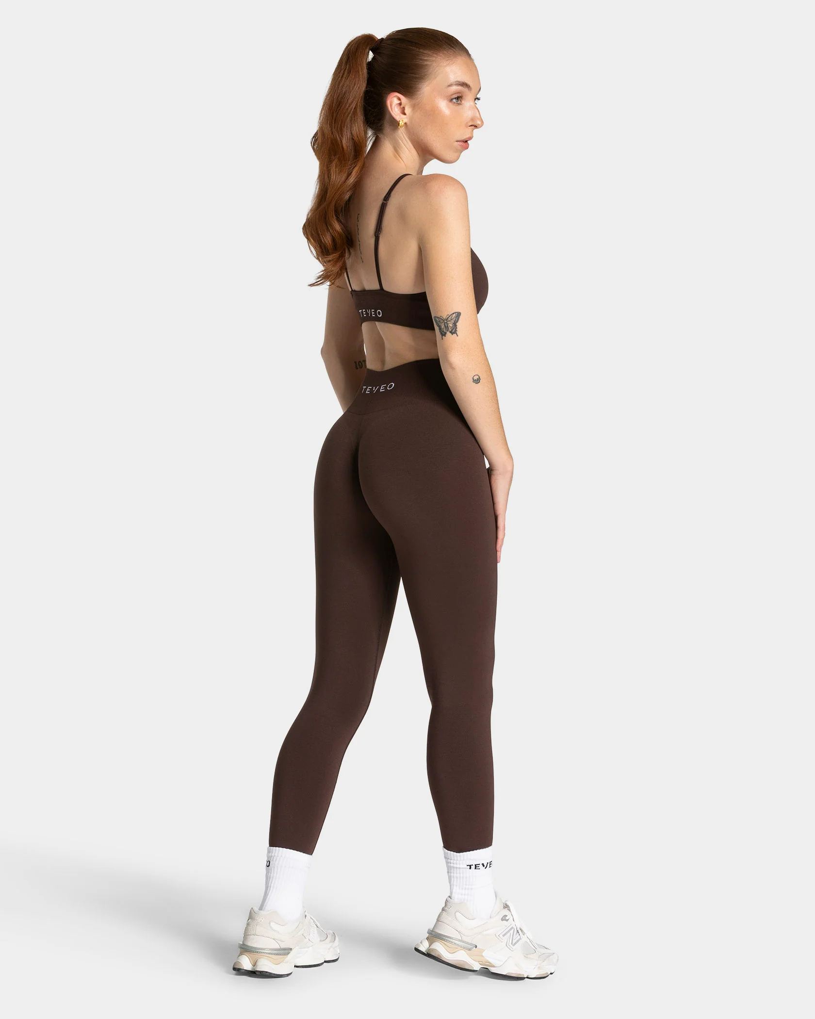 Timeless Pro Covert Scrunch Leggings "Espresso" - Image 5