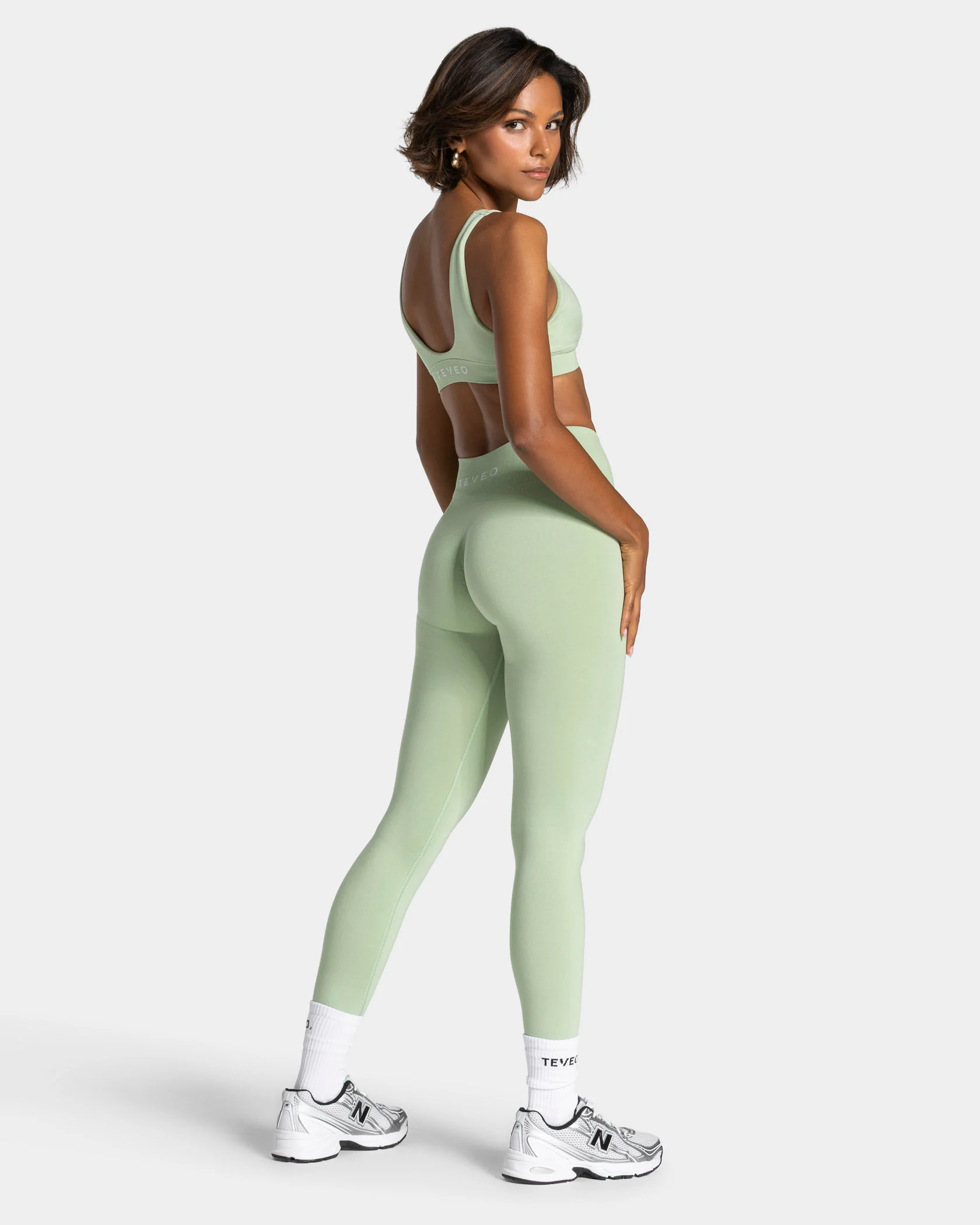 Timeless Pro Covert Scrunch Leggings "Ice Matcha" - Image 5
