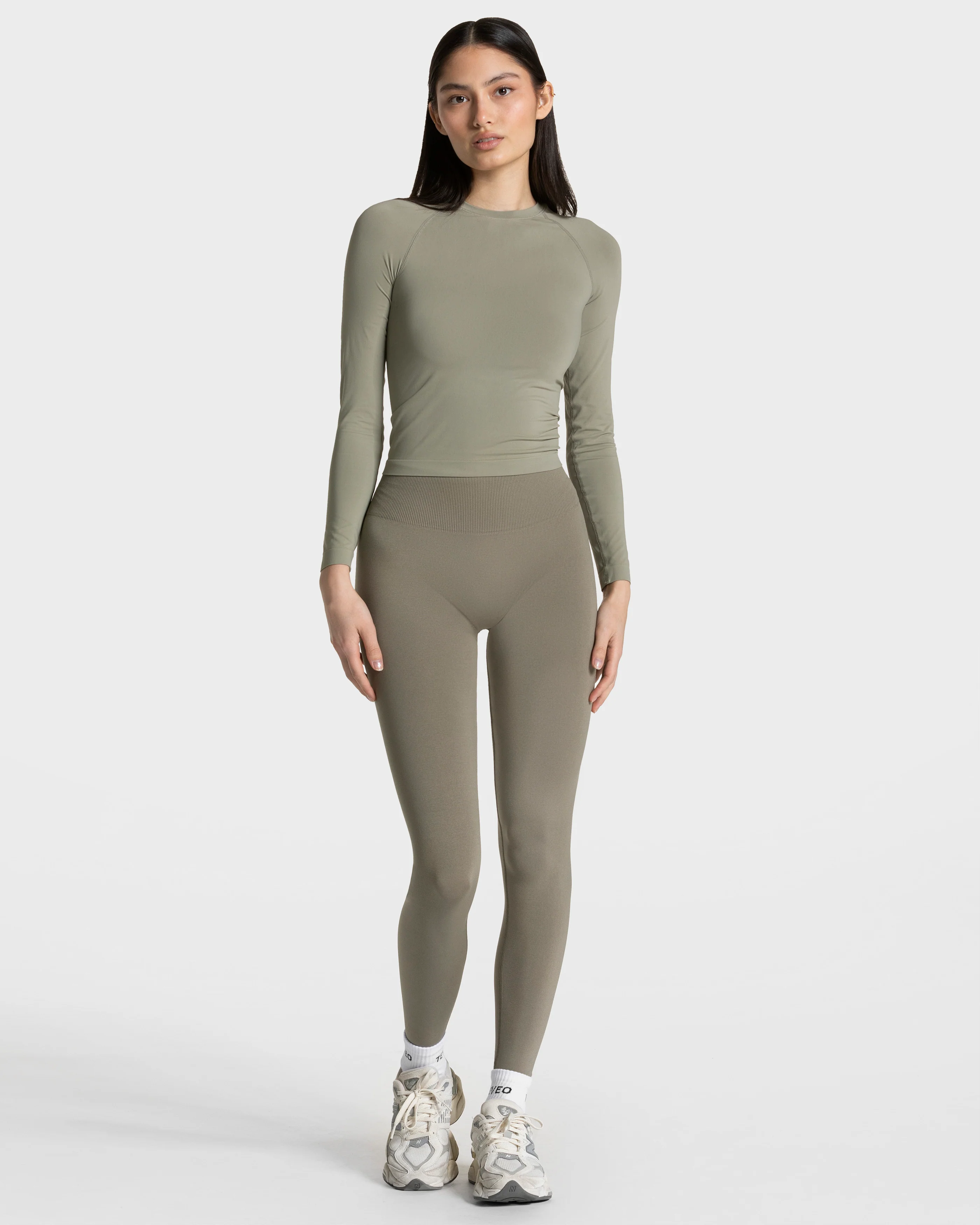 Timeless Pro Covert Scrunch Leggings "Khaki" - Image 3