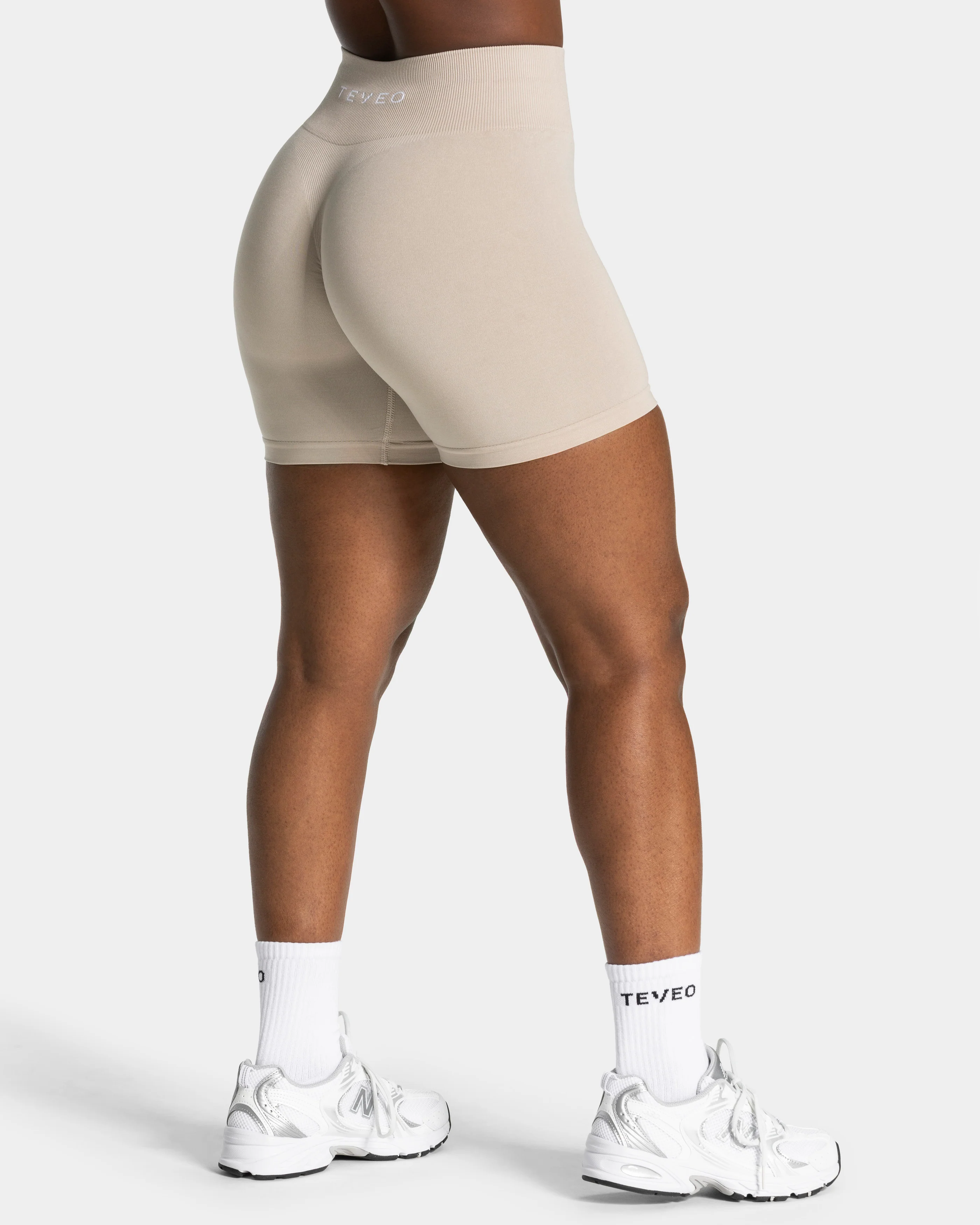 Timeless Pro Covert Scrunch Shorts "Cream" - Image 2