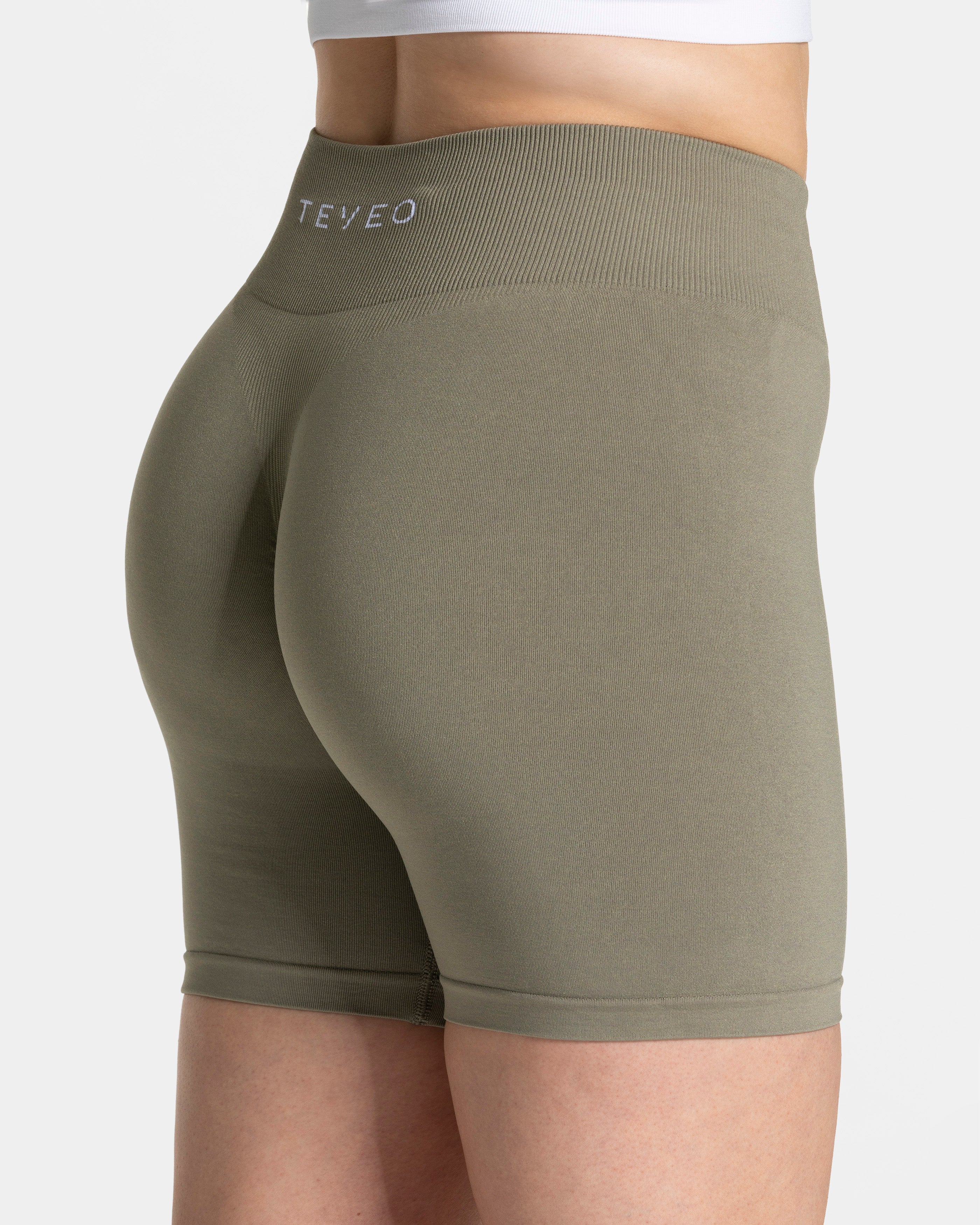 Timeless Pro Covert Scrunch Shorts "Khaki" - Image 4