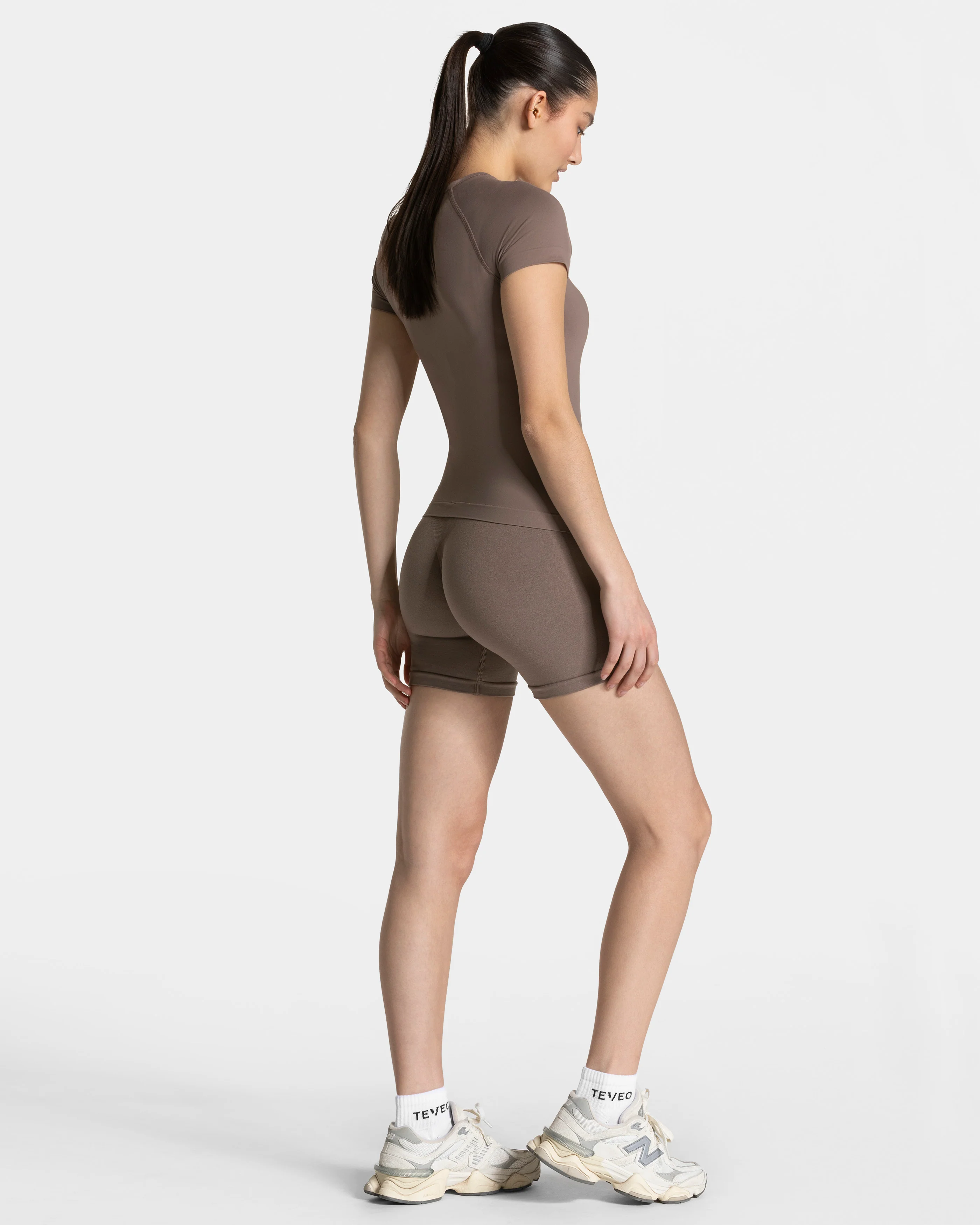 Timeless Pro Covert Scrunch Shorts "Mokka" - Image 5