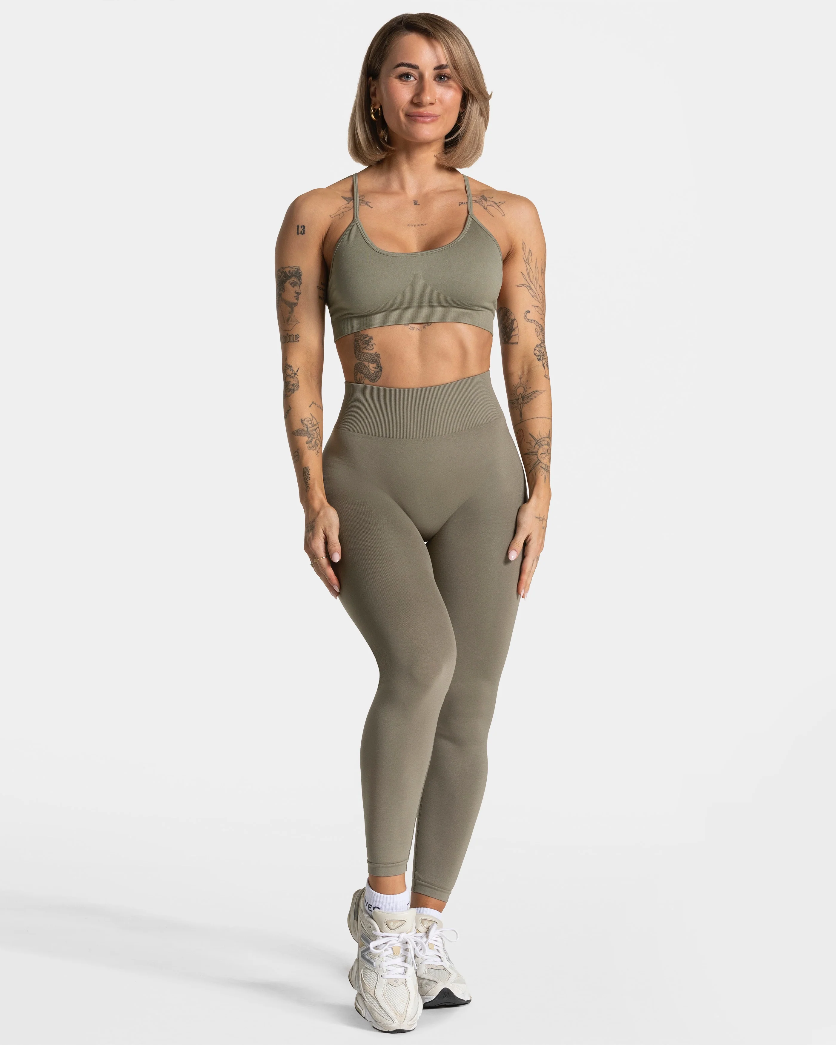 Timeless Pro Leggings "Khaki" - Image 3