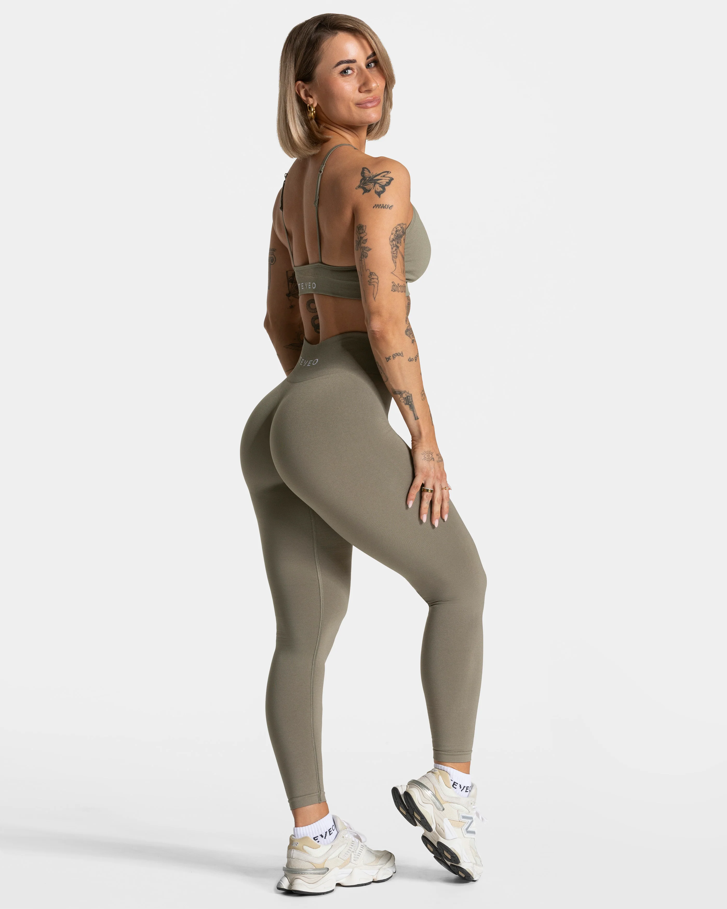 Timeless Pro Leggings "Khaki" - Image 5