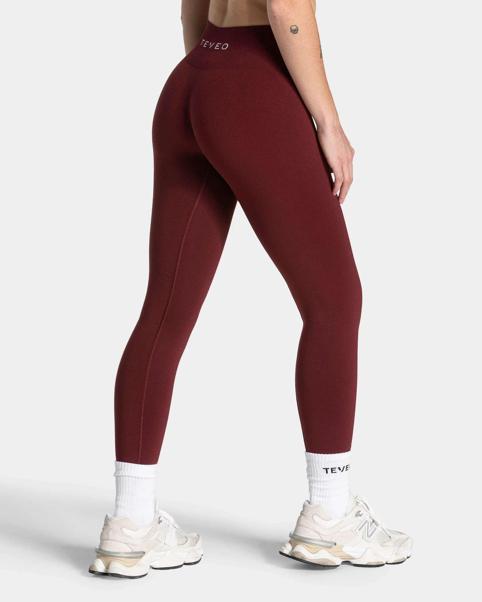 Timeless Pro Leggings "Weinrot" - Image 2