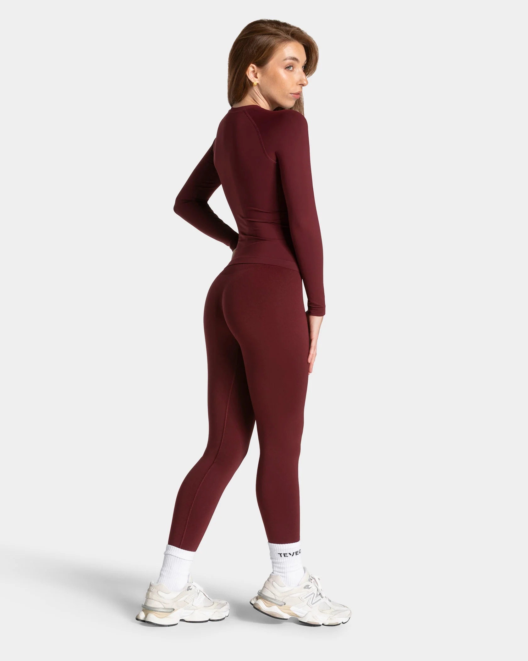 Timeless Pro Leggings "Weinrot" - Image 5
