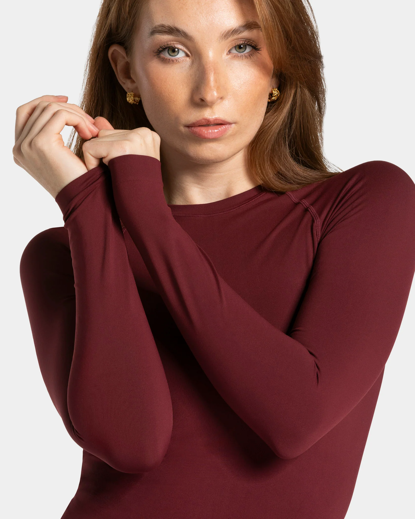 Timeless Pro Longsleeve "Weinrot" - Image 4