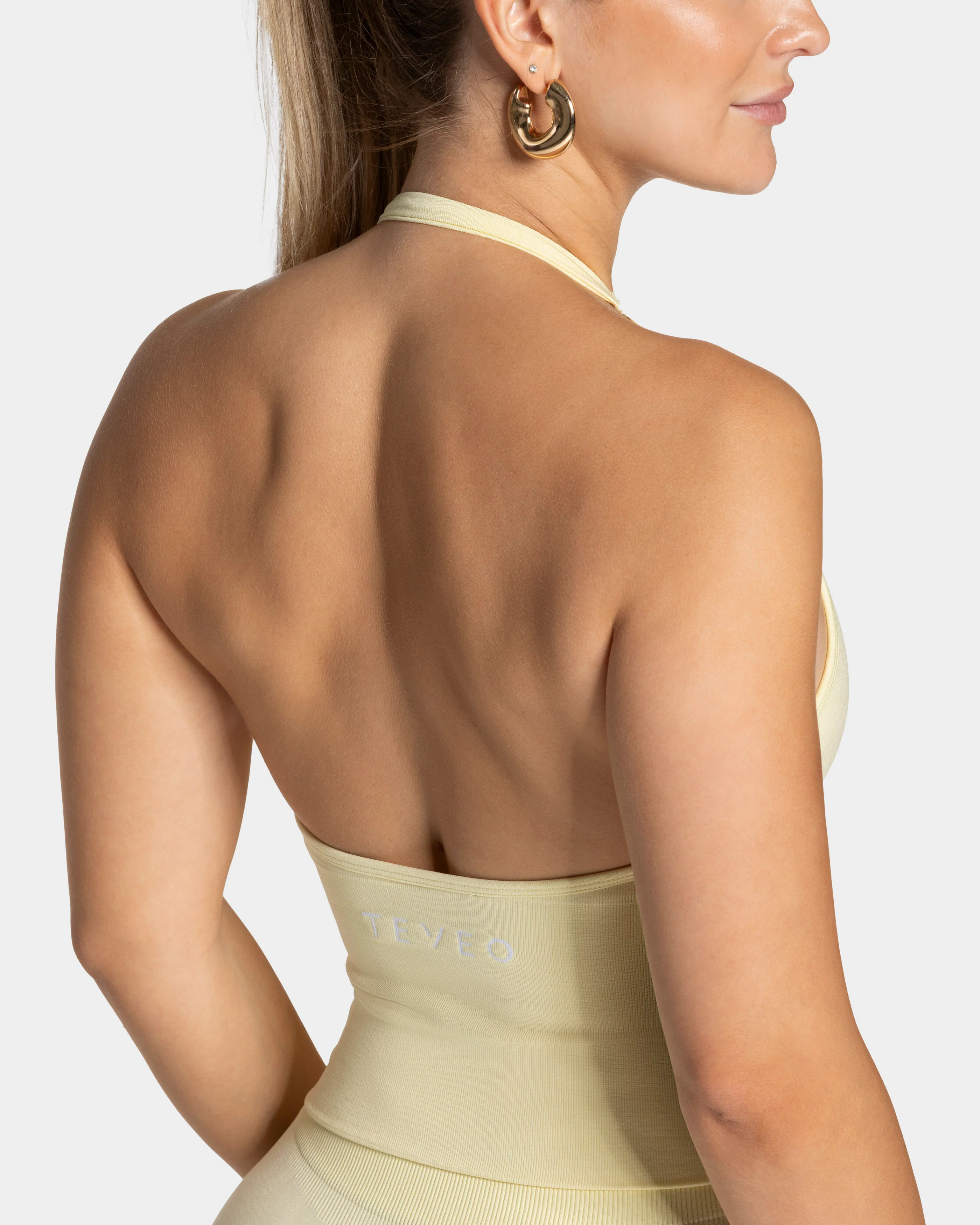 Timeless Pro Neckholder Top "Butter Yellow" - Image 4