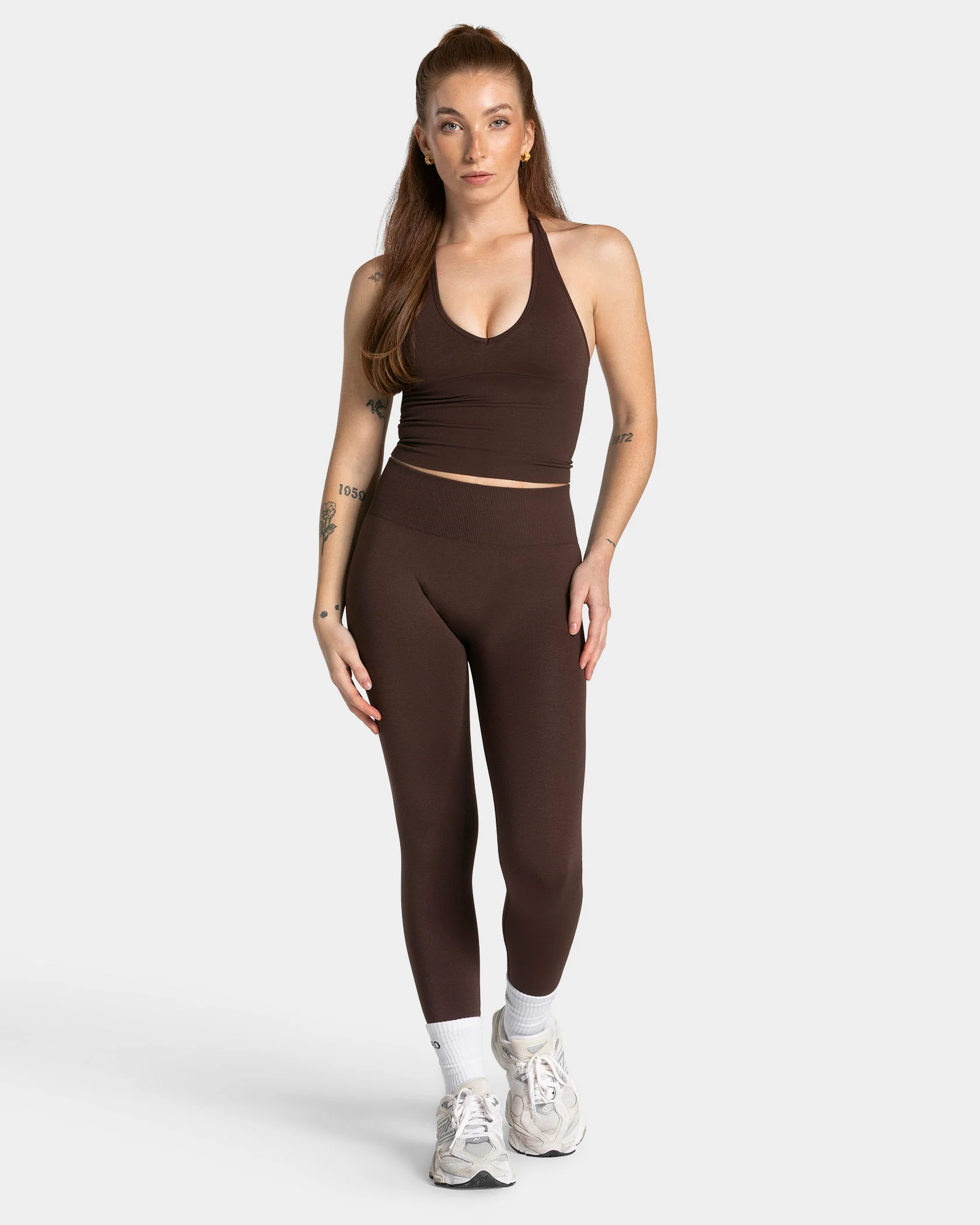 Timeless Pro Neckholder Top "Espresso" - Image 3