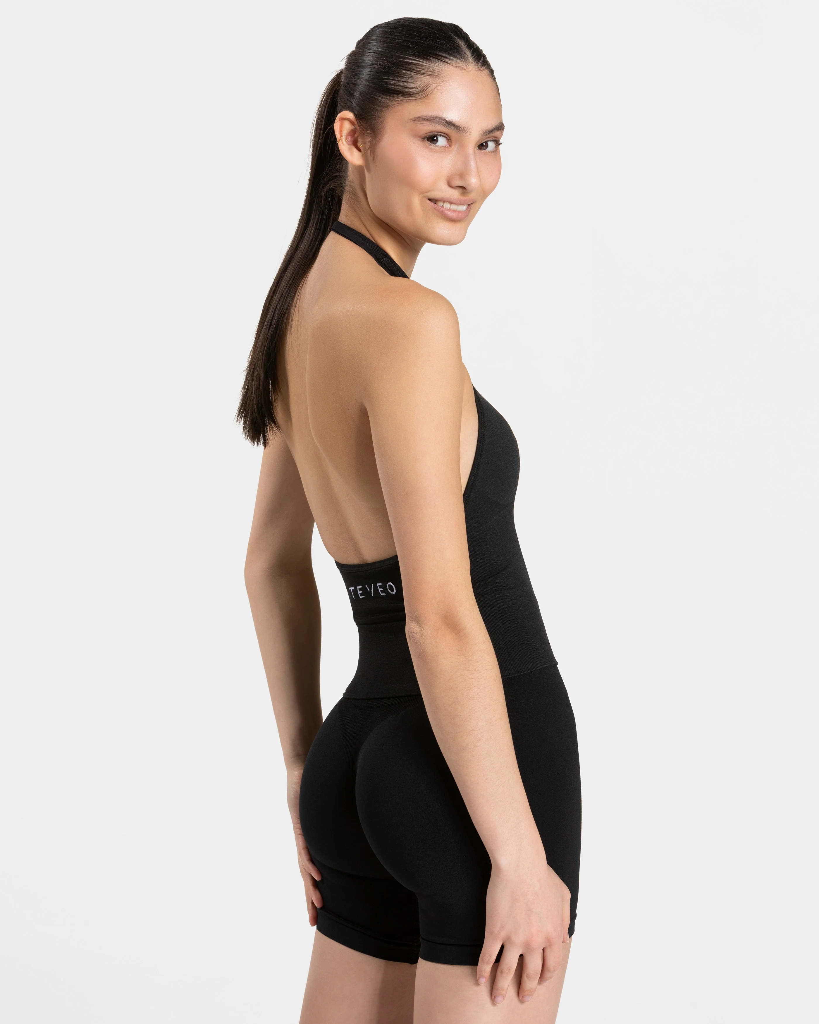 Timeless Pro Neckholder Top "Schwarz" - Image 2