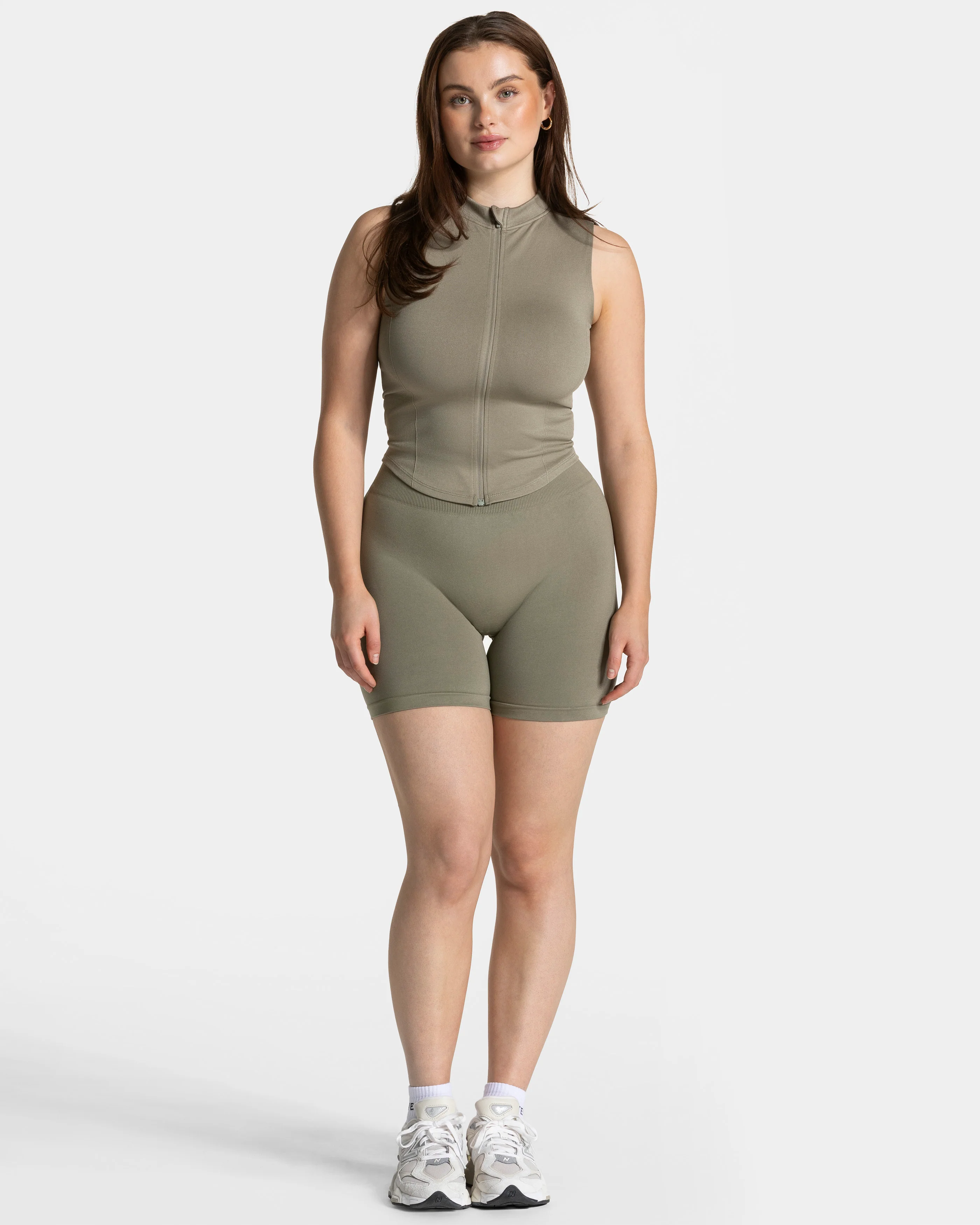 Timeless Pro Zip Tank  "Khaki" - Image 3