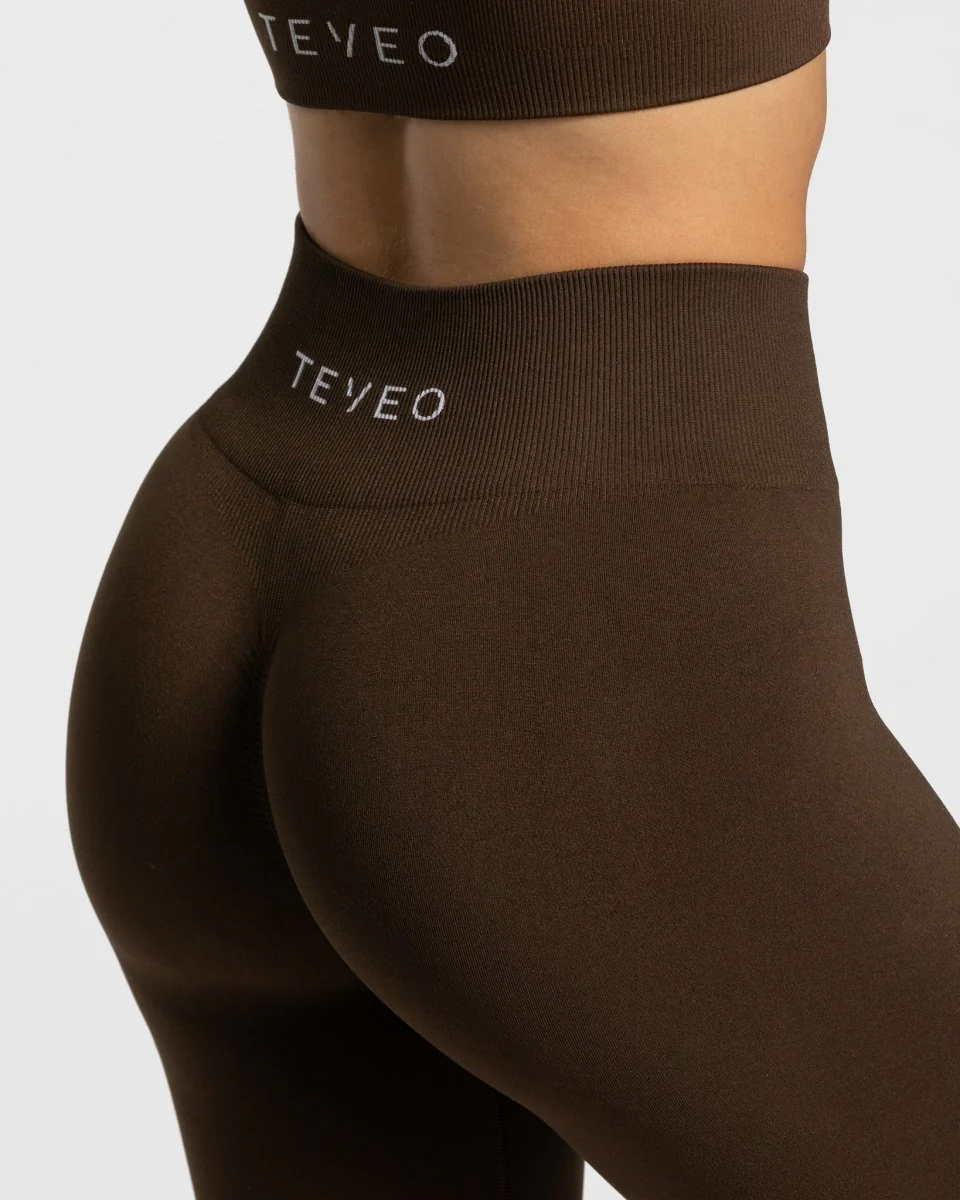 Timeless Scrunch Leggings "Dunkelbraun" - Image 4