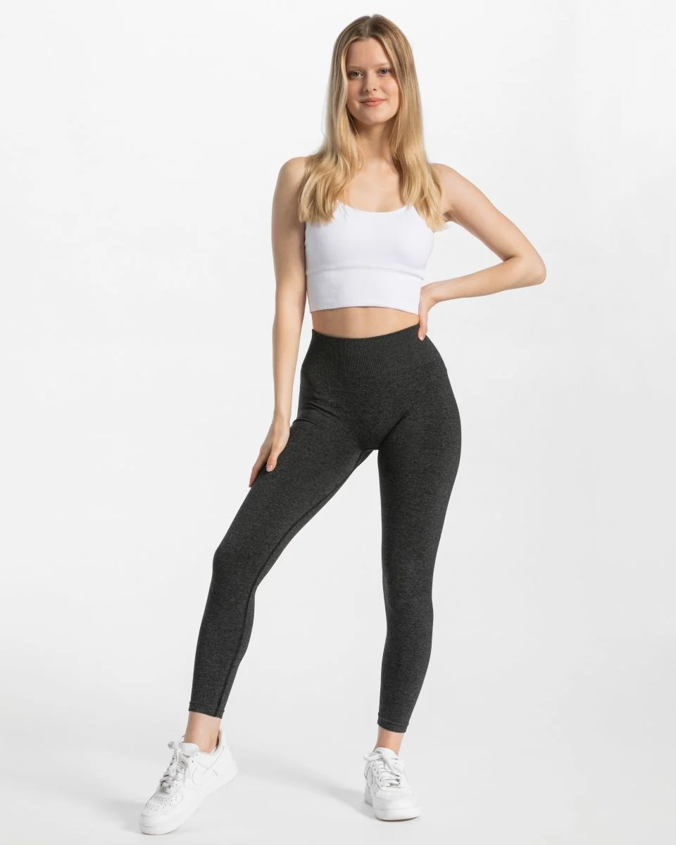 Timeless Scrunch Leggings "Dunkelgrau" - Image 5