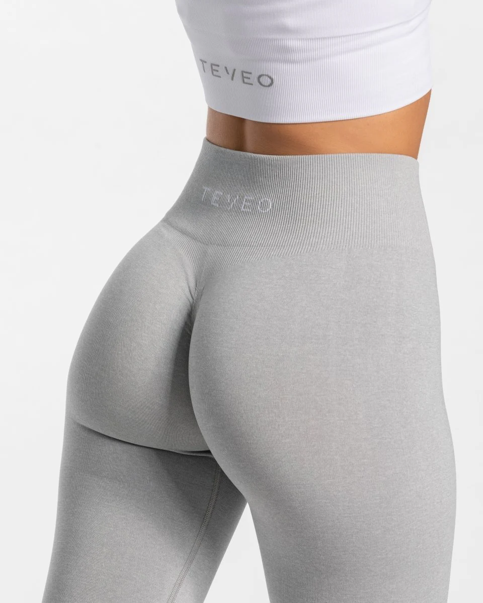 Timeless Scrunch Leggings "Hellgrau" - Image 4