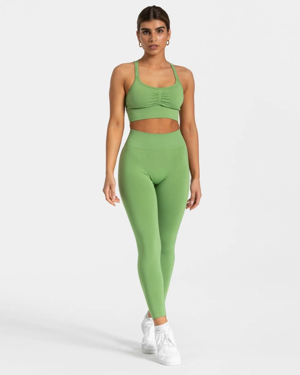 Timeless Scrunch Leggings "Olive" - Image 3