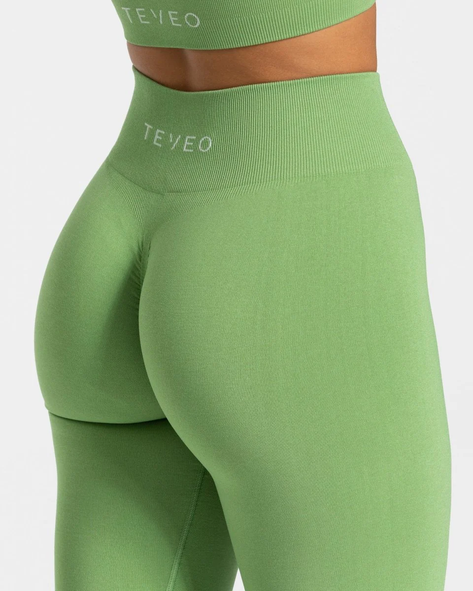 Timeless Scrunch Leggings "Olive" - Image 4